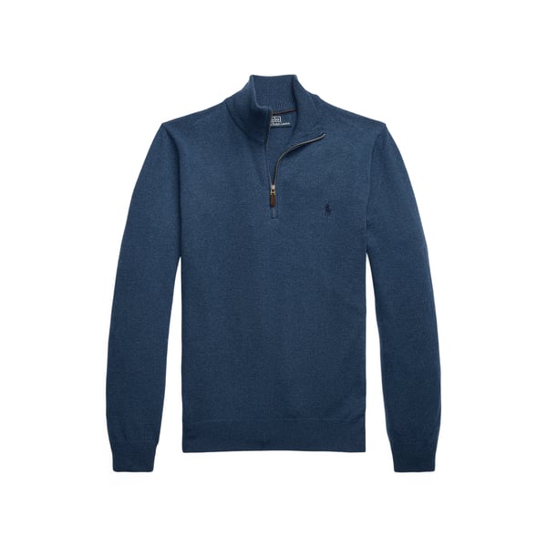 Pull col zippé en laine