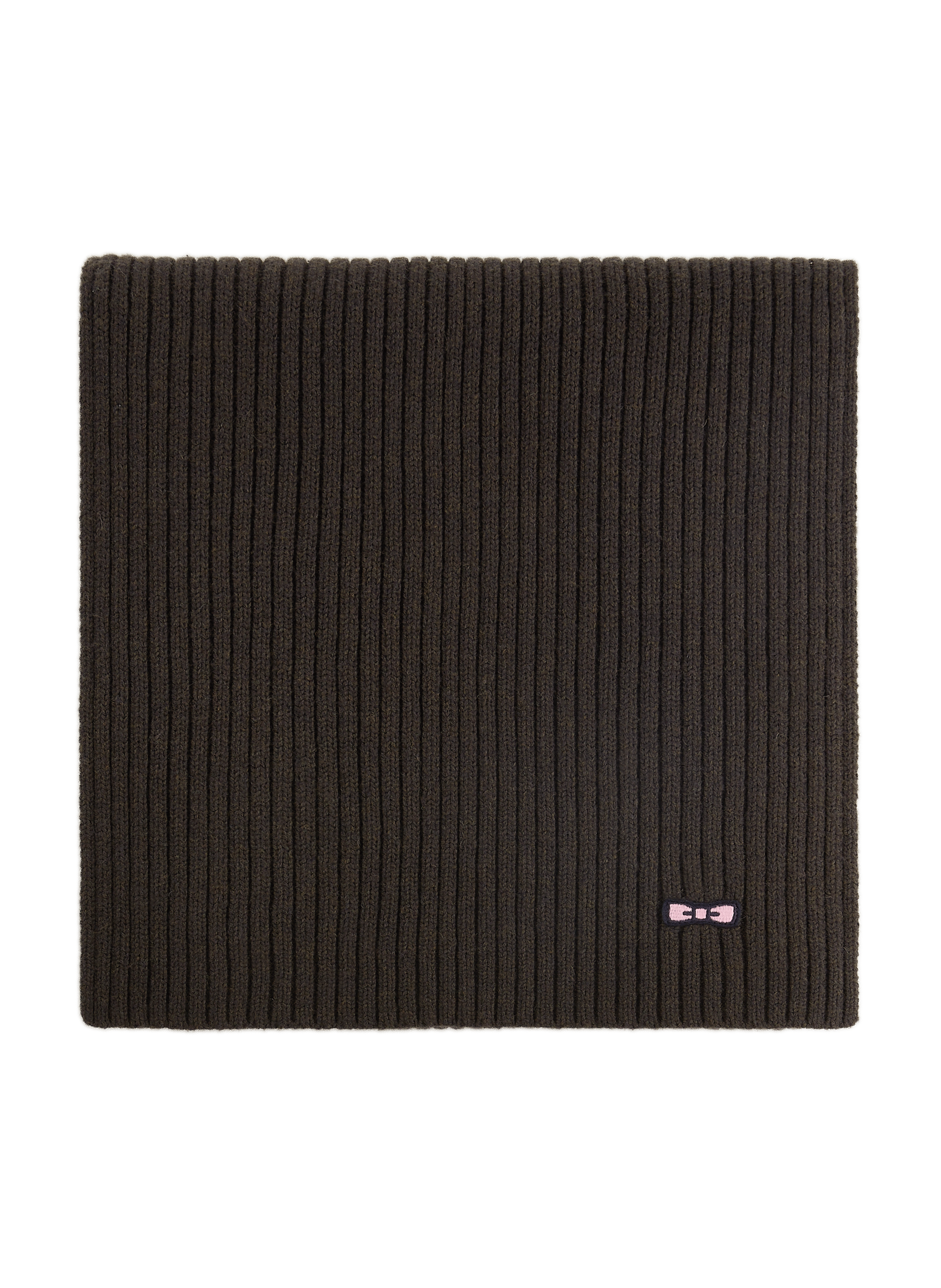 Écharpe en laine et coton mélangé