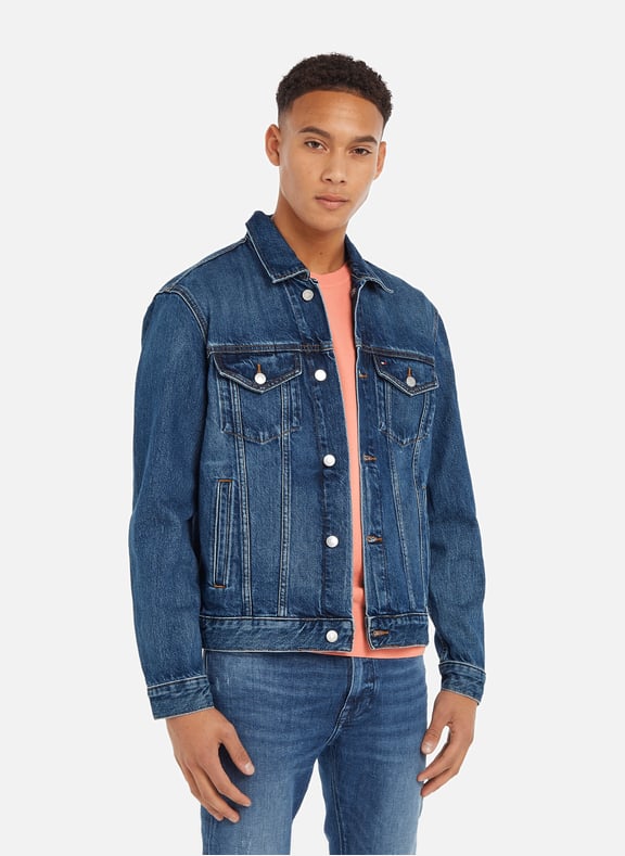 VESTE JEAN EN COTON TOMMY HILFIGER pour HOMME Printemps