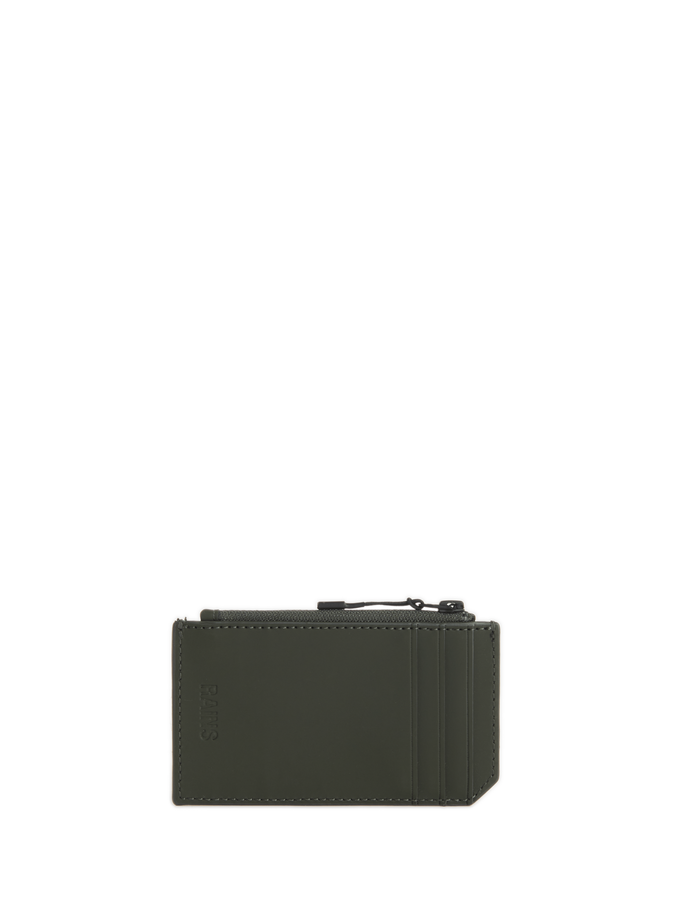 Smooth card holder RAINS Green