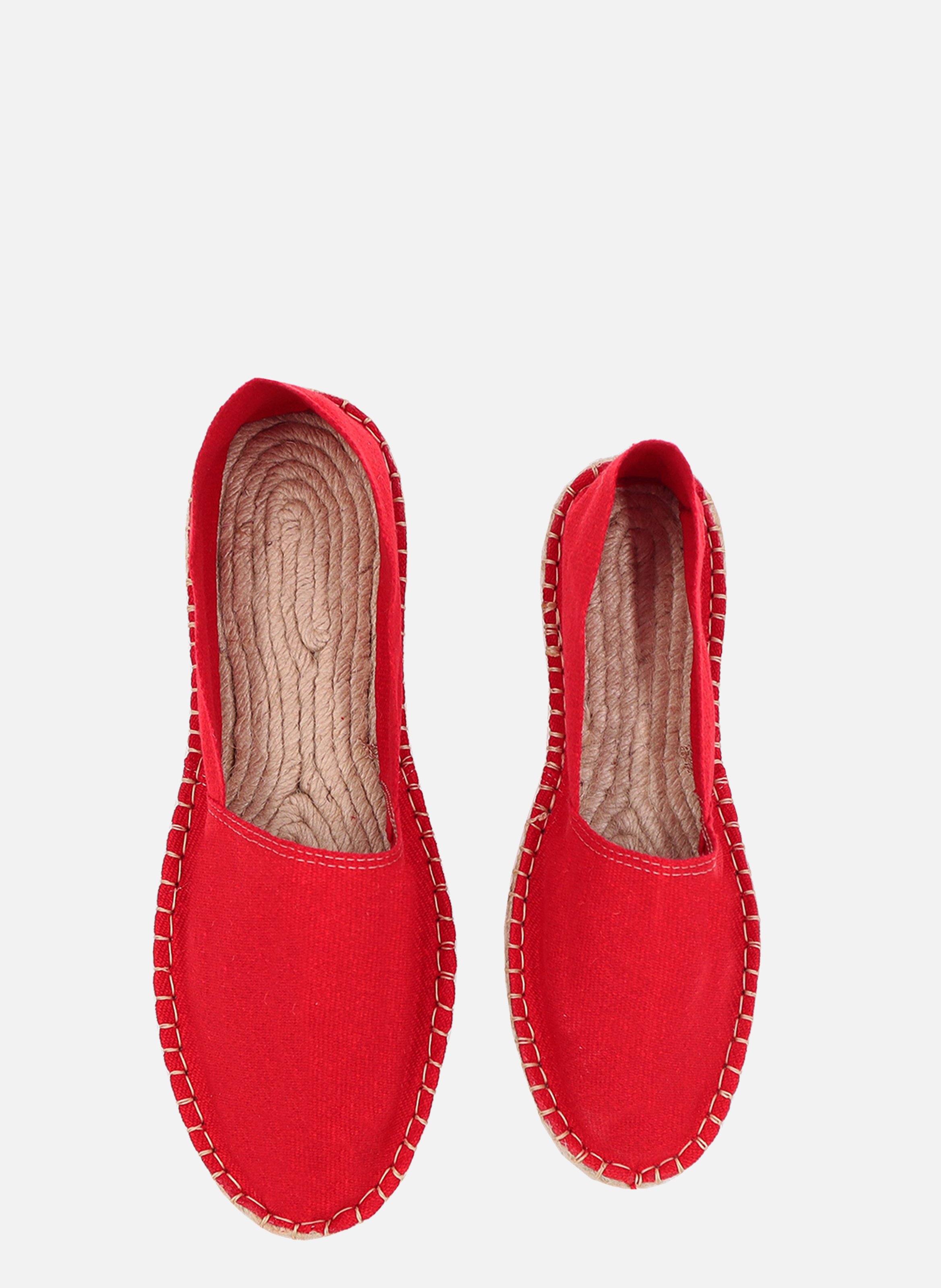 Espadrilles toile JULES & JENN Rouge