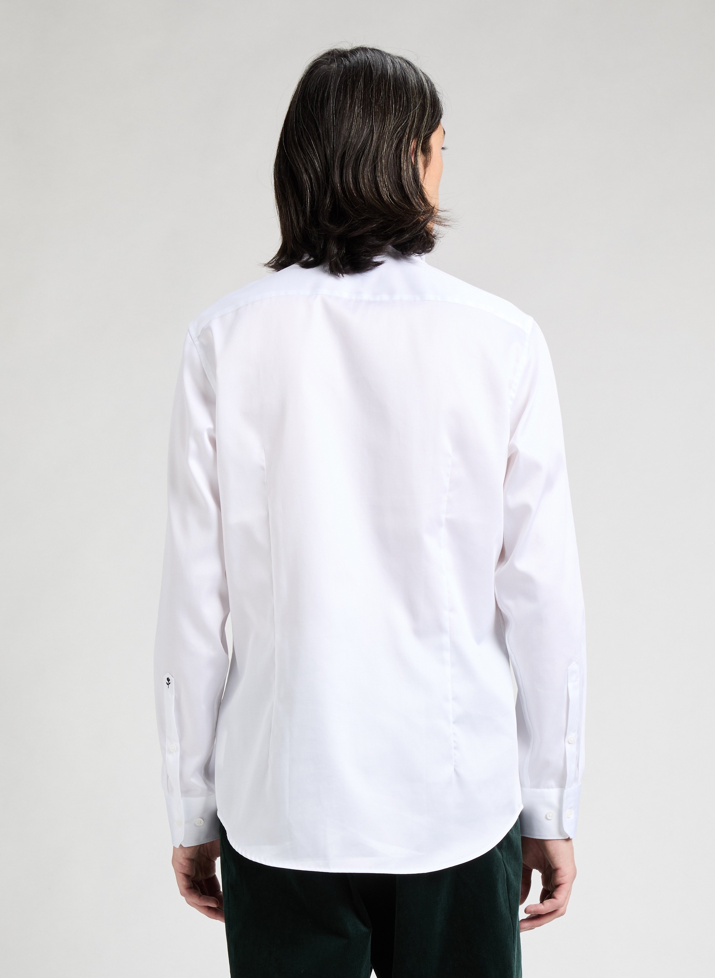 Hands Off umbrella SEIDENSTICKER White