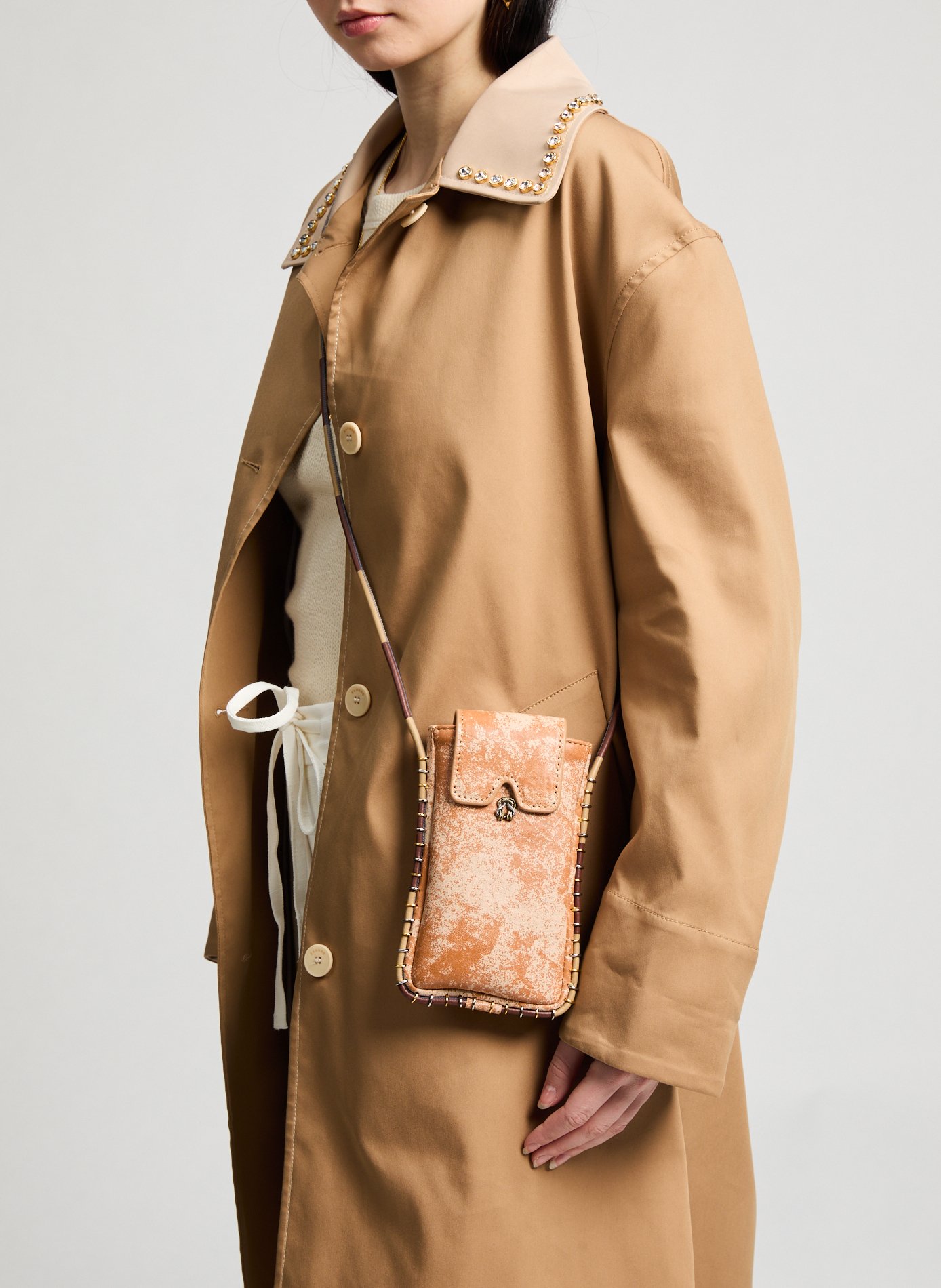 Etui à lunettes Emile CLARIS VIROT Beige