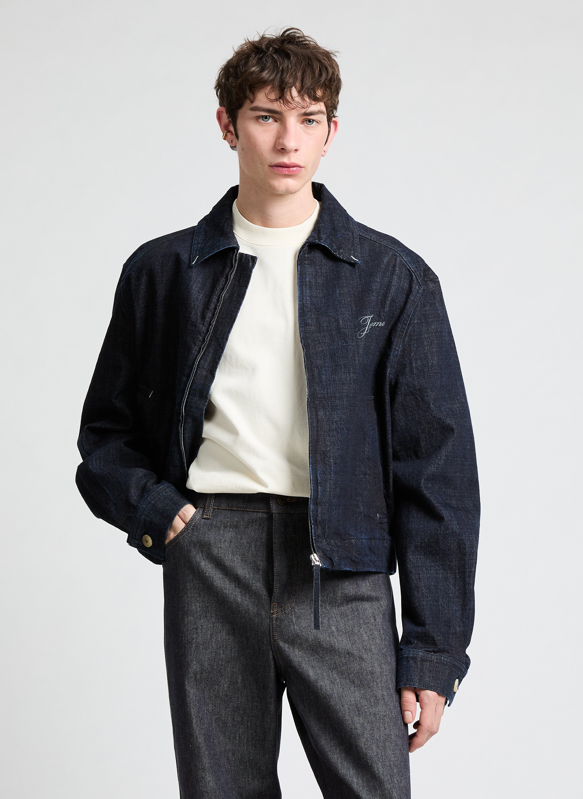 The Canvas Denim Jacket JACQUEMUS Blue
