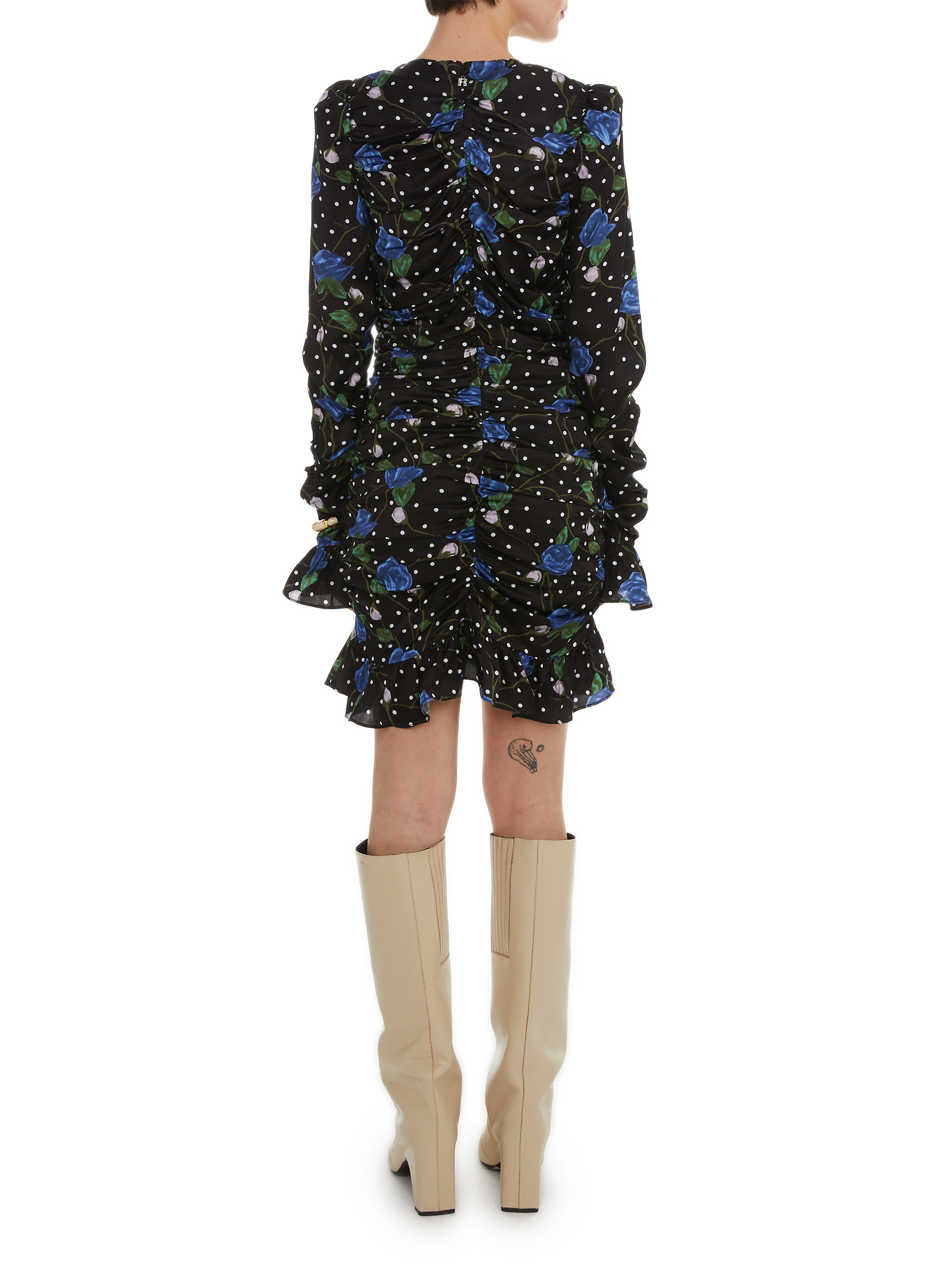 Robe à motif  ROTATE Noir