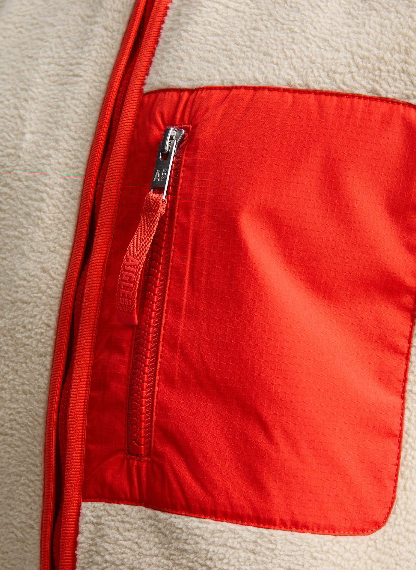 Veste droire polaire sherpa AIGLE Beige