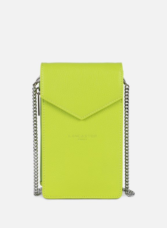 Smartphone holder - Foulonné PM Green by LANCASTER LANCASTER Smartphone holder - Foulonné PM Green