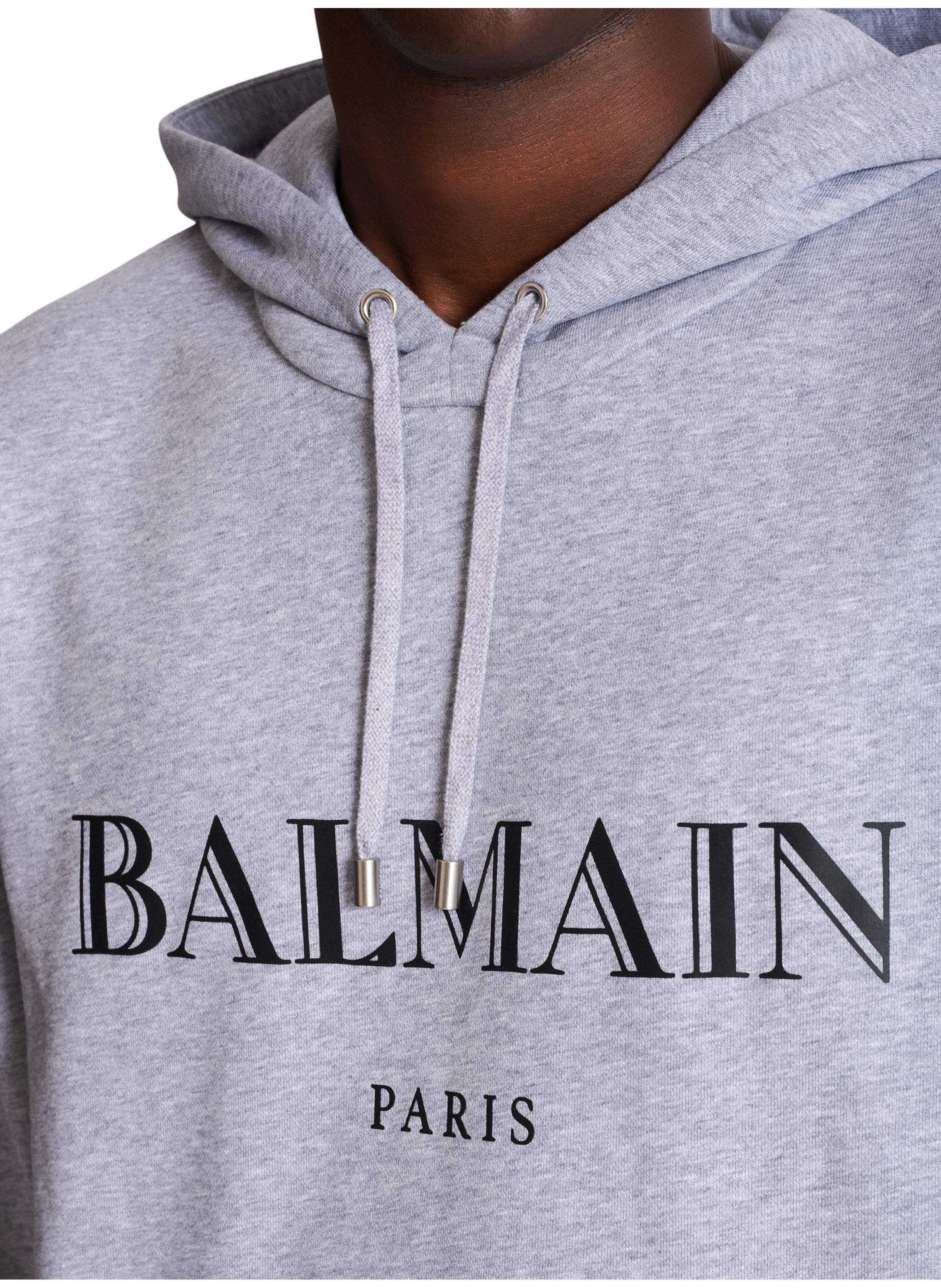 Hoodie imprimé balmain BALMAIN Gris