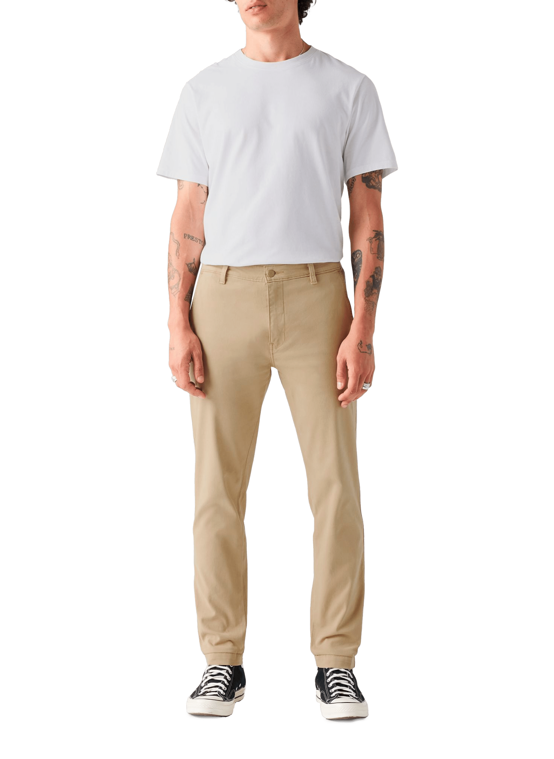 Ribbed trousers LEVI'S Beige