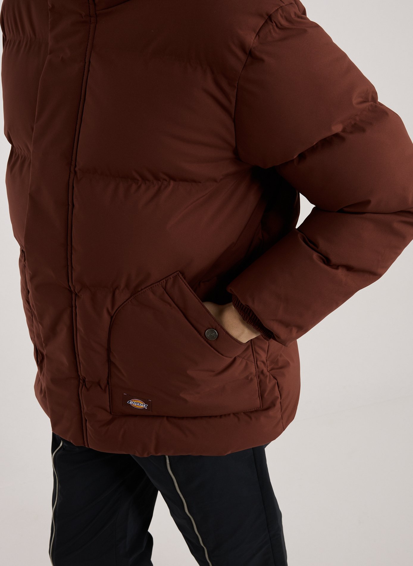 Hooded padded jacket DICKIES Red