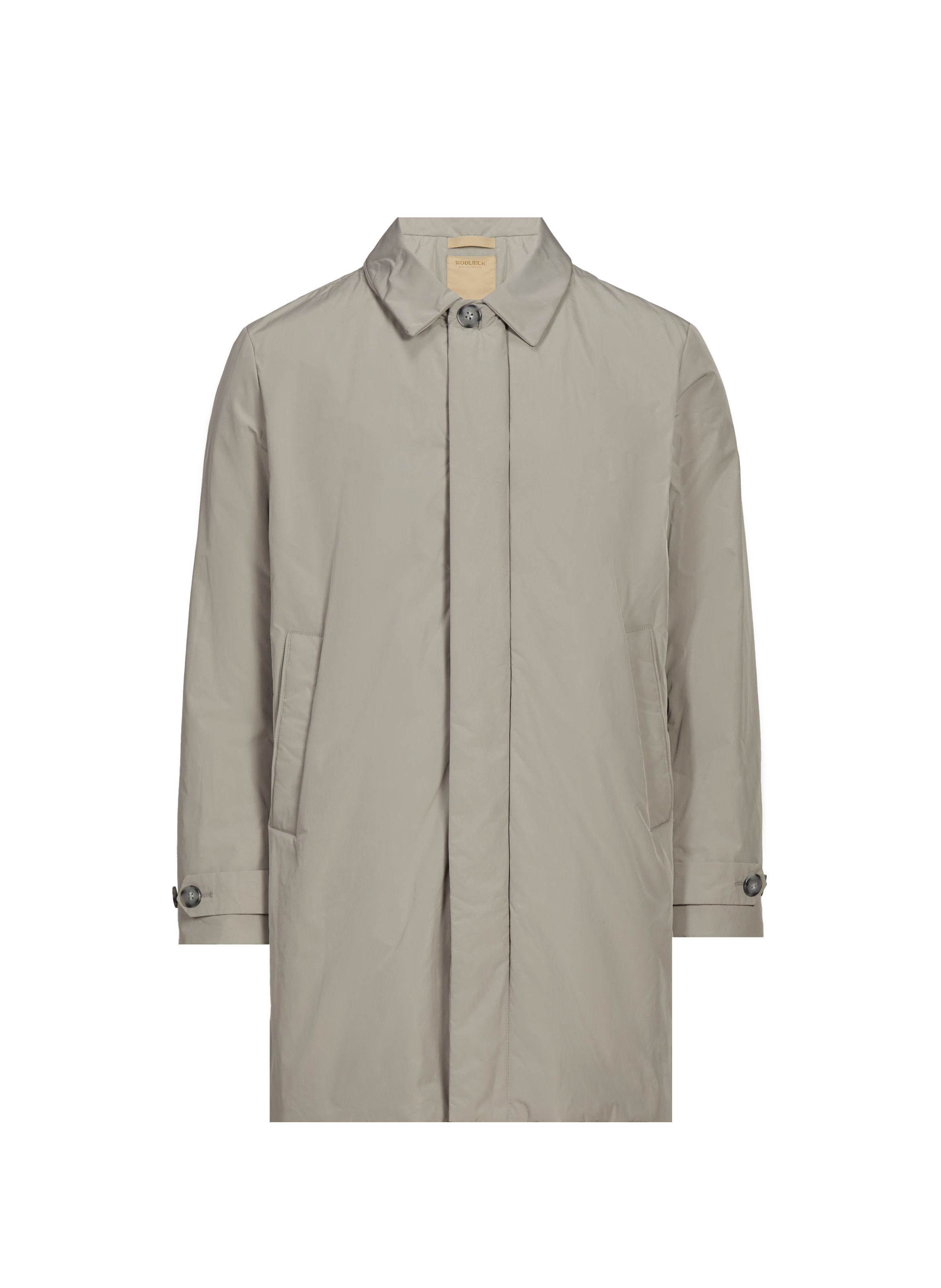 WOOLRICH Blouson droit col classique Beige
