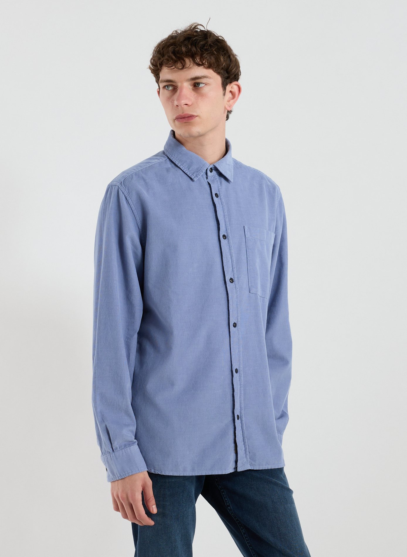 WOOLRICH Corduroy shirt Blue