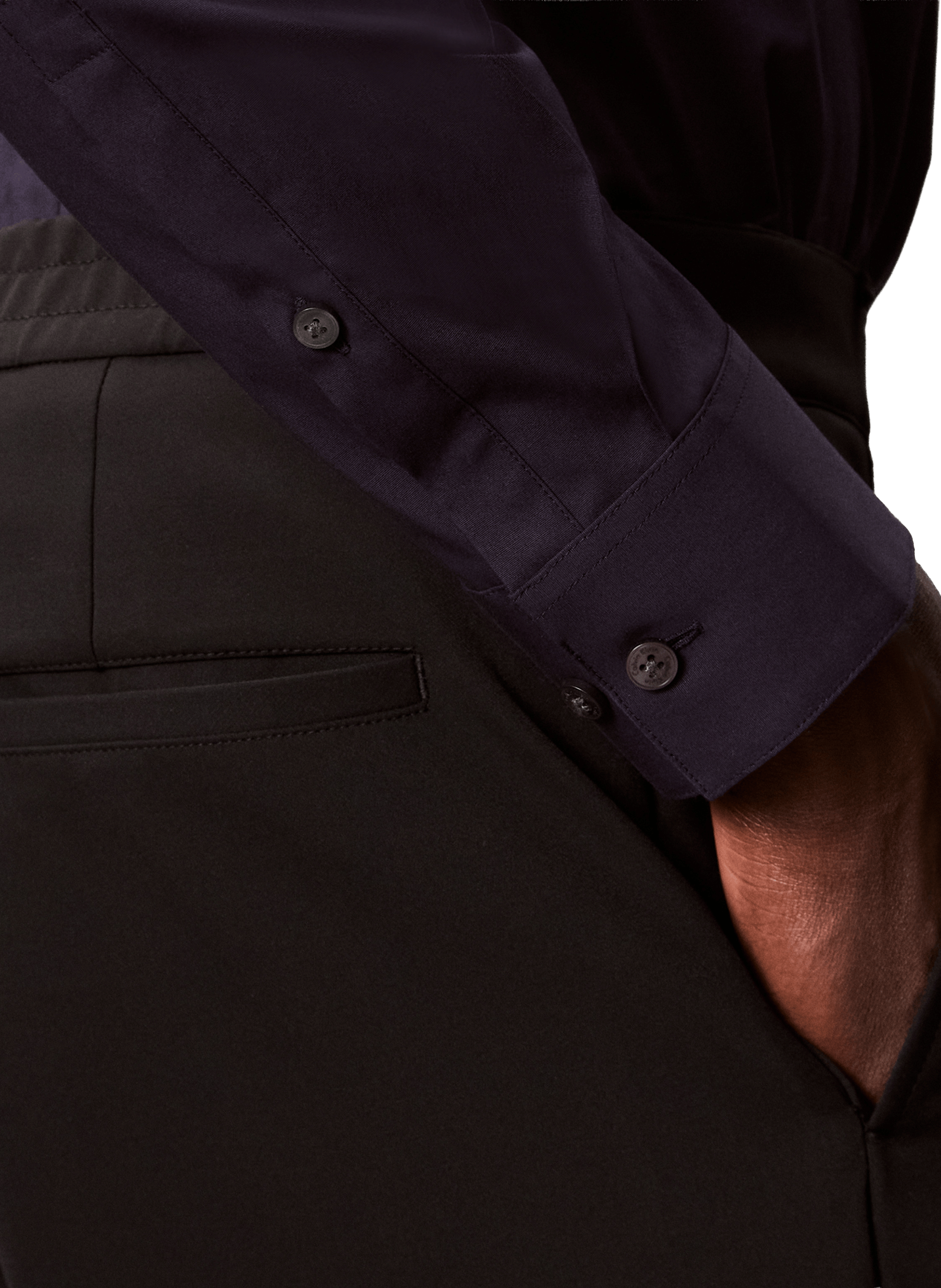 Chemise cintrée classique en coton  CALVIN KLEIN Bleu