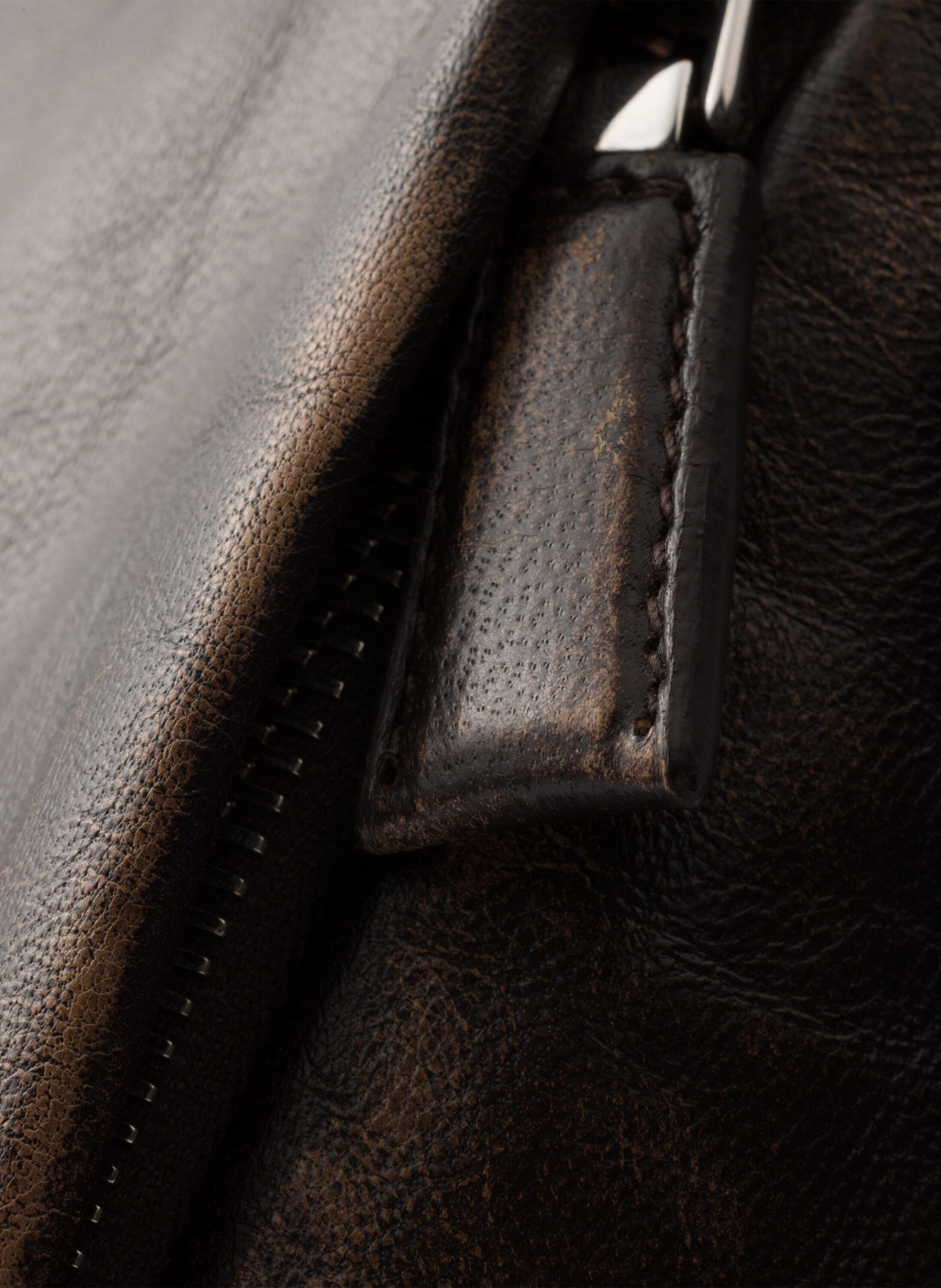 Sac à dos en cuir nappa PRADA Marron