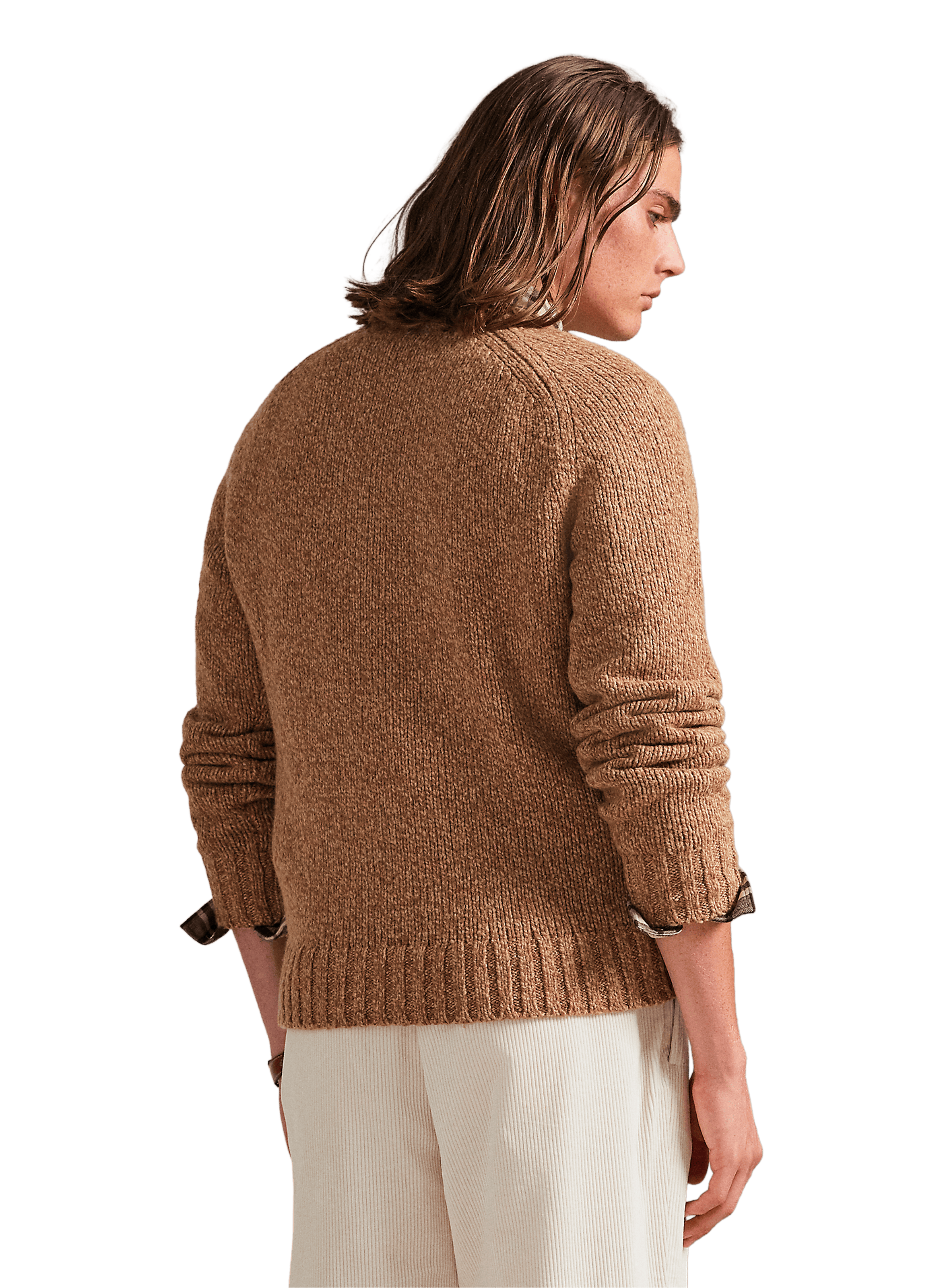 Mixed wool sweatshirt POLO RALPH LAUREN Beige