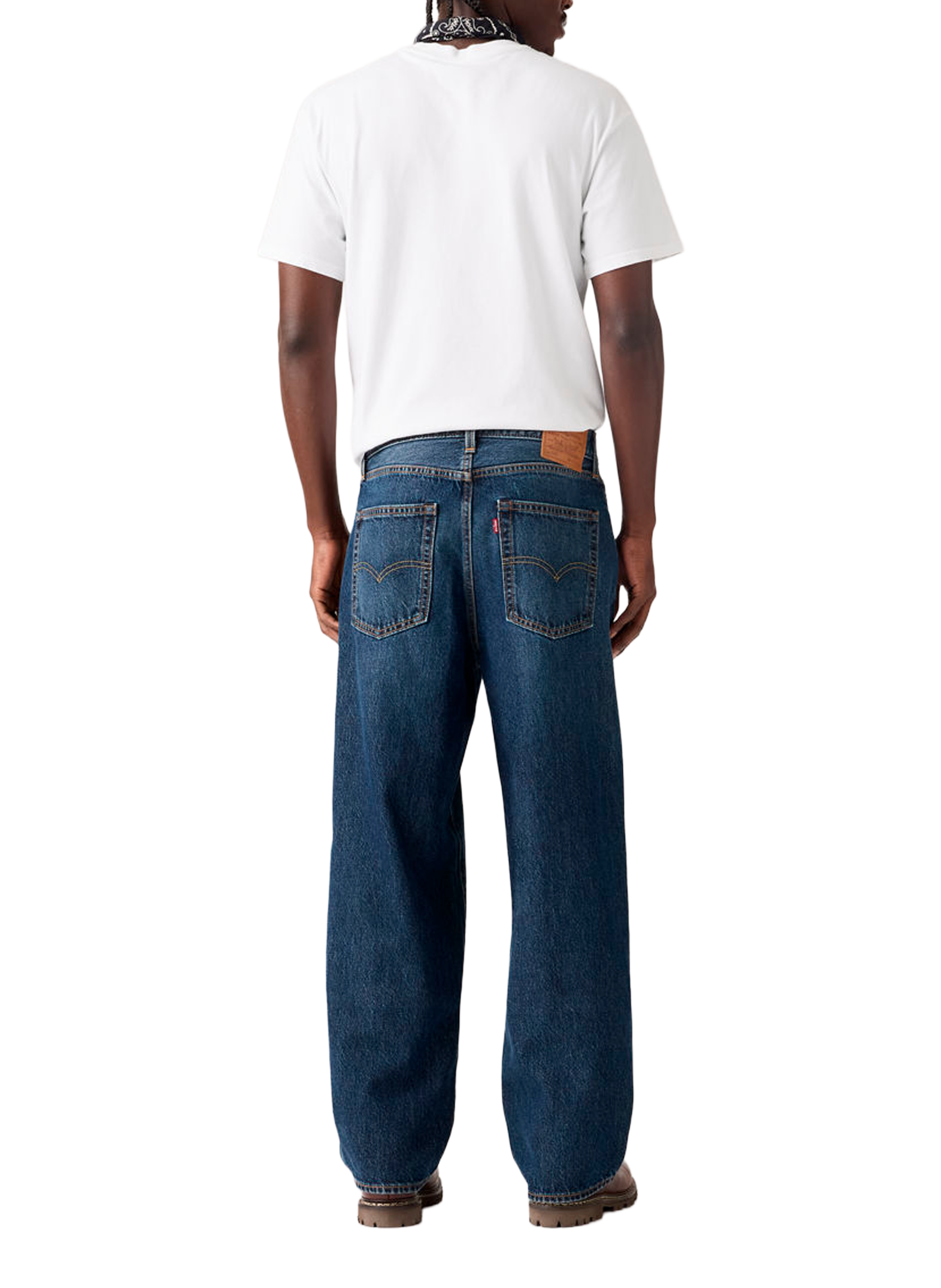 Baggy jeans van katoen 578 LEVI'S Blauw