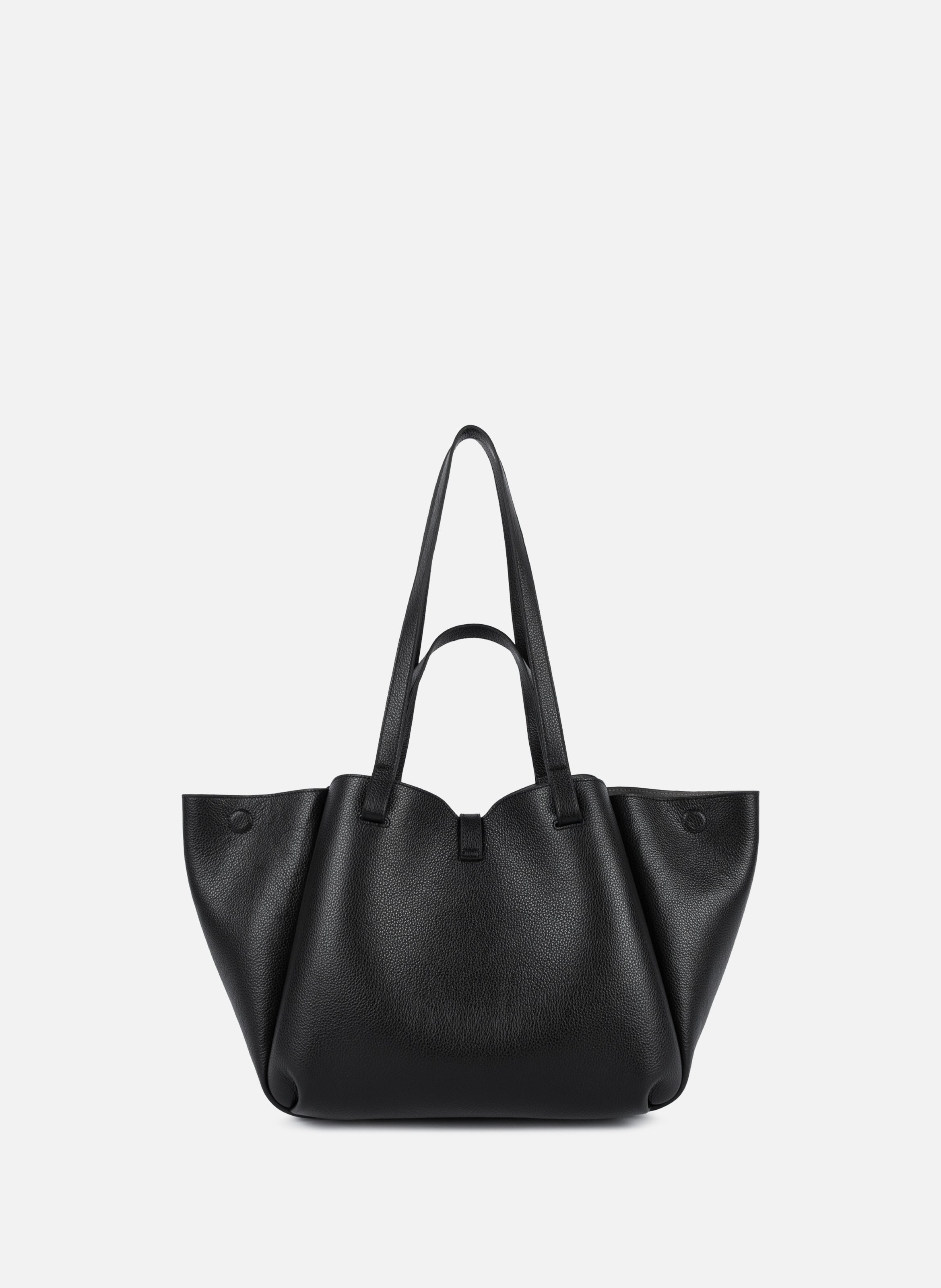 Grand sac cabas épaule - milano horizon LANCASTER Noir