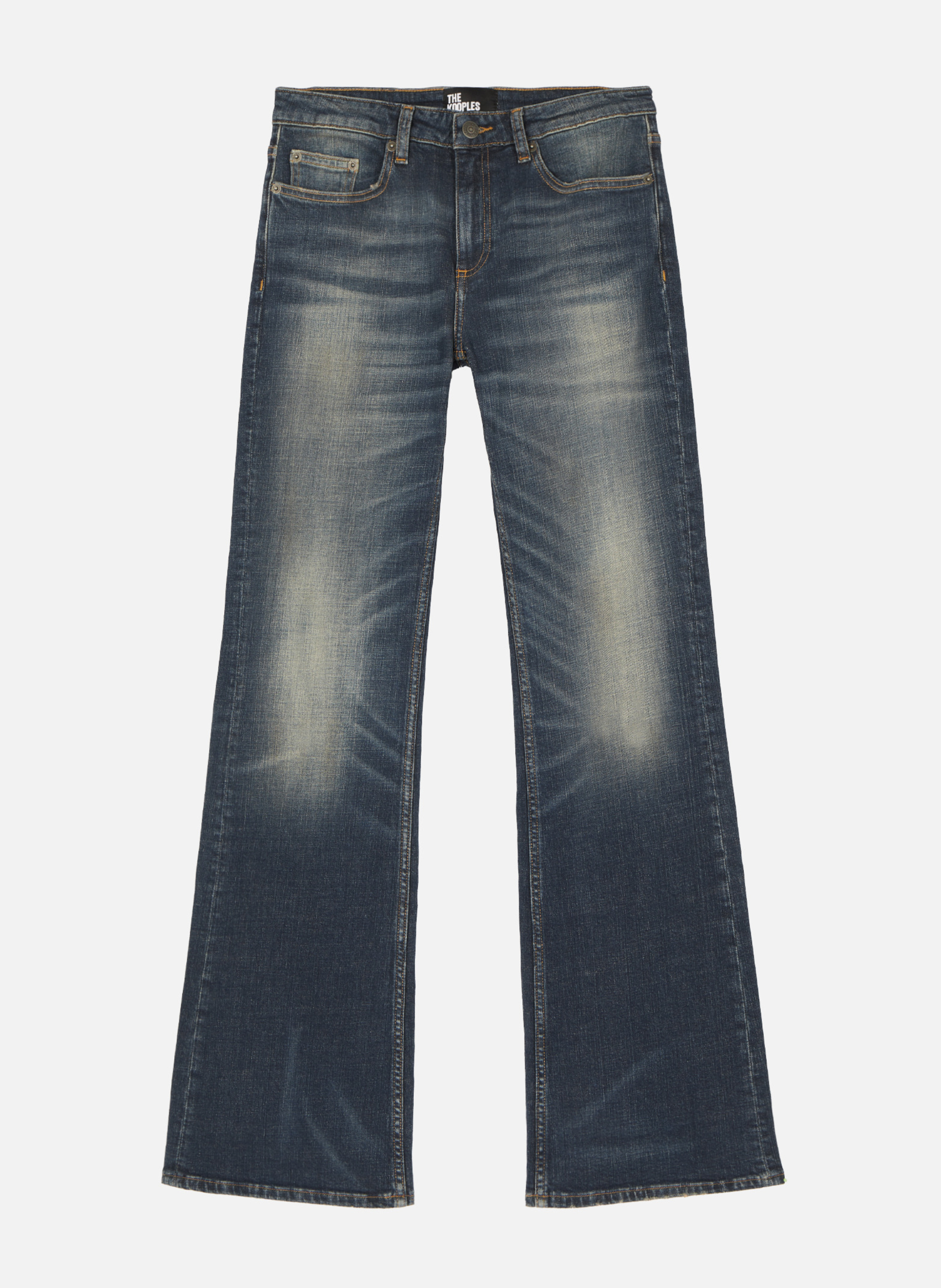 Jean bootcut avec abrasions THE KOOPLES Bleu