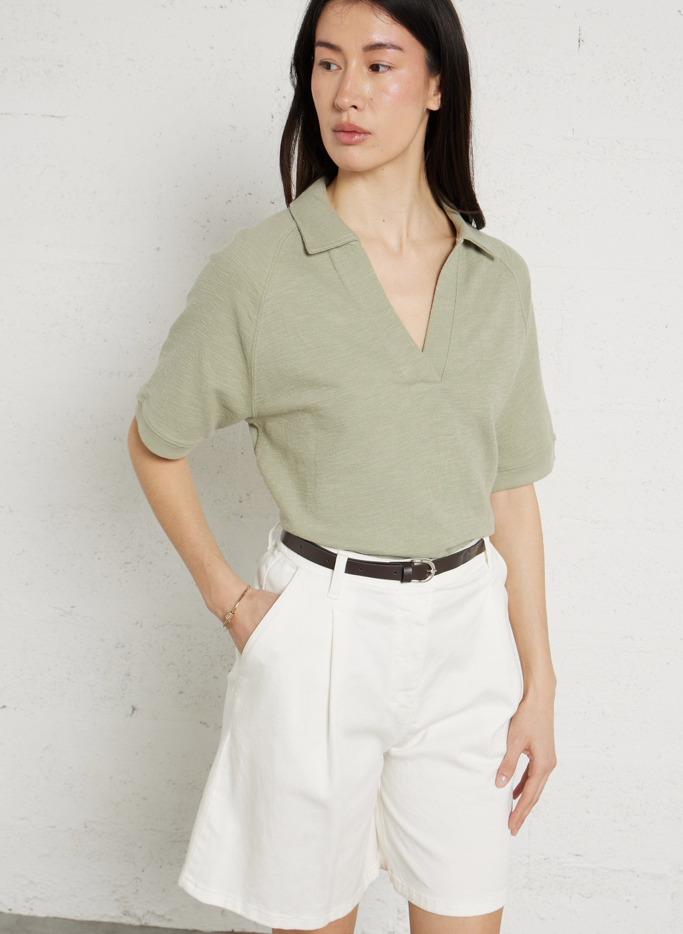 Tee-shirt ample en coton lexy MAISON 123 Vert