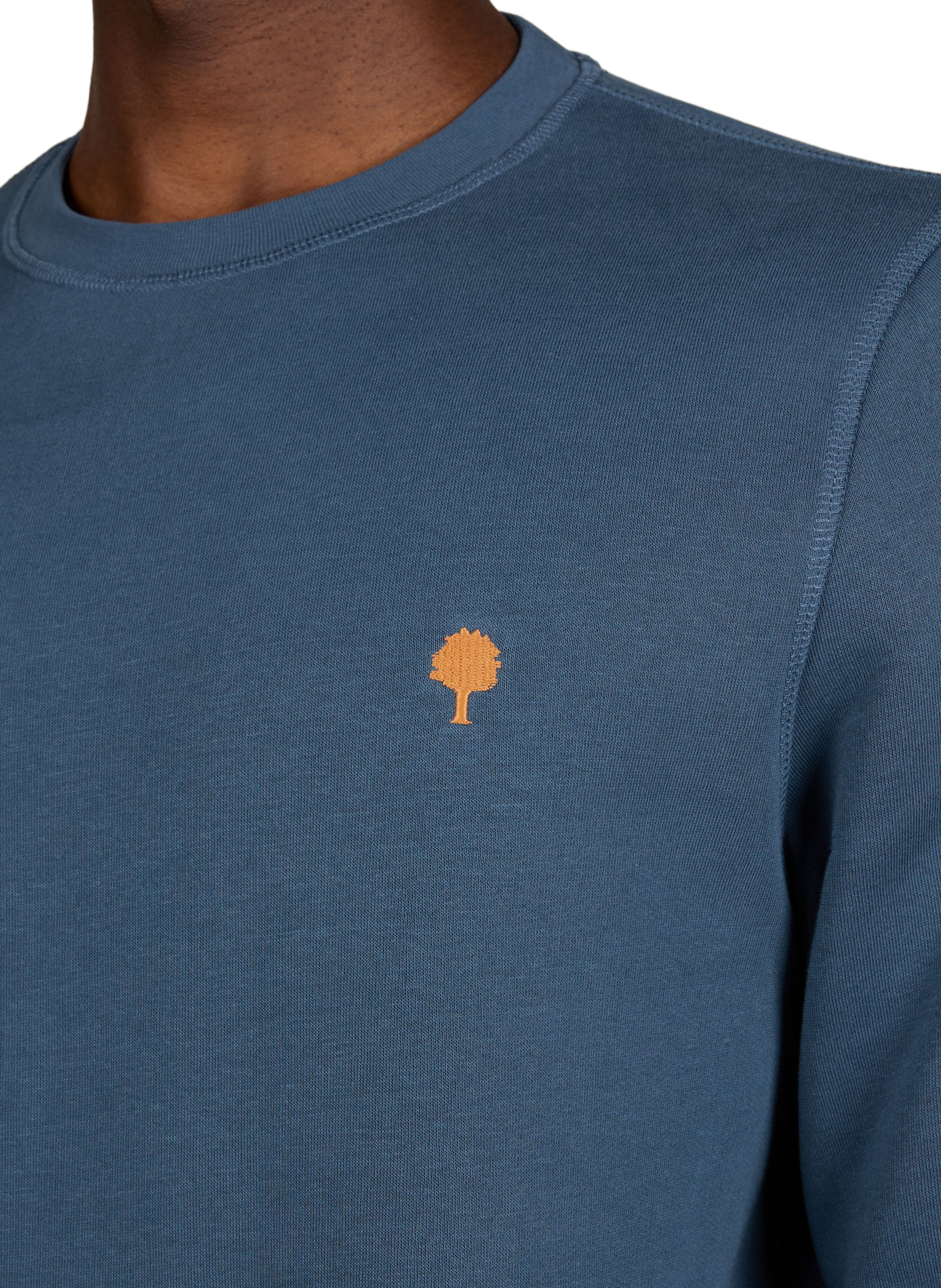 Straight Donzy sweatshirt in blended cotton Blue