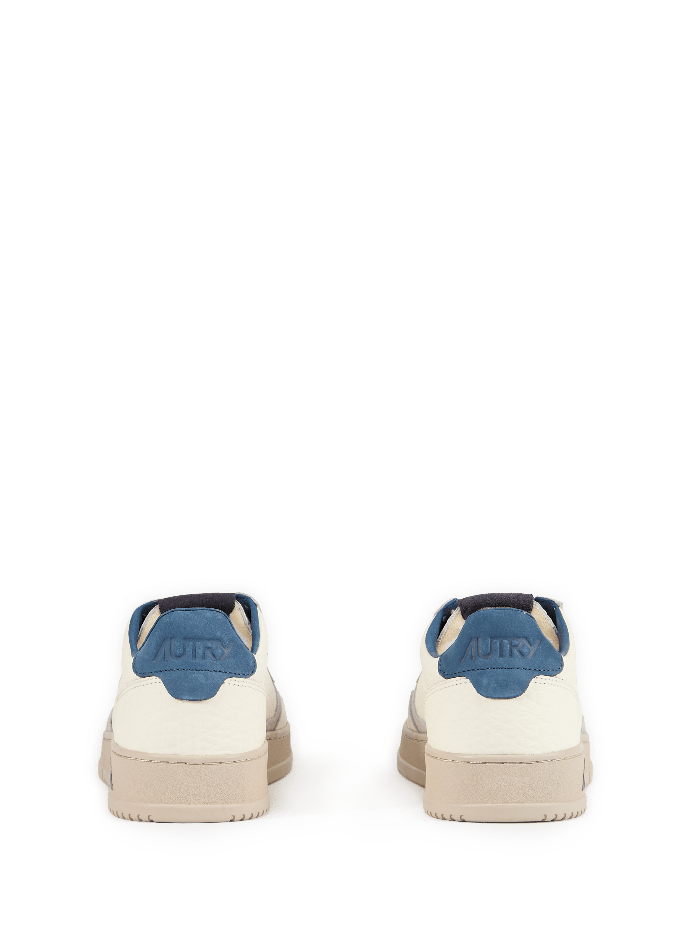 Baskets compensés en cuir AUTRY Blanc