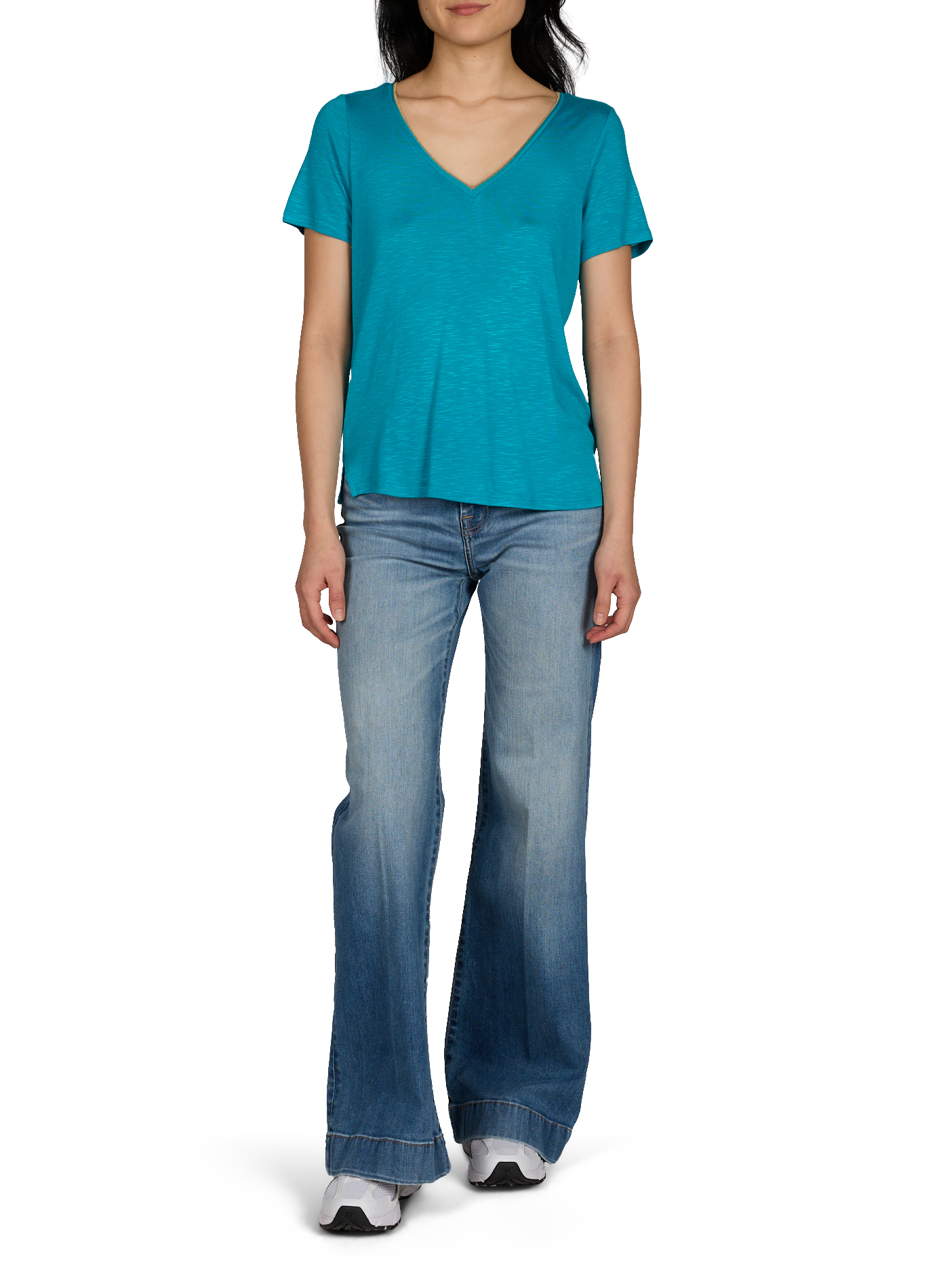 High-waisted flare jeans 7 FOR ALL MANKIND Blue