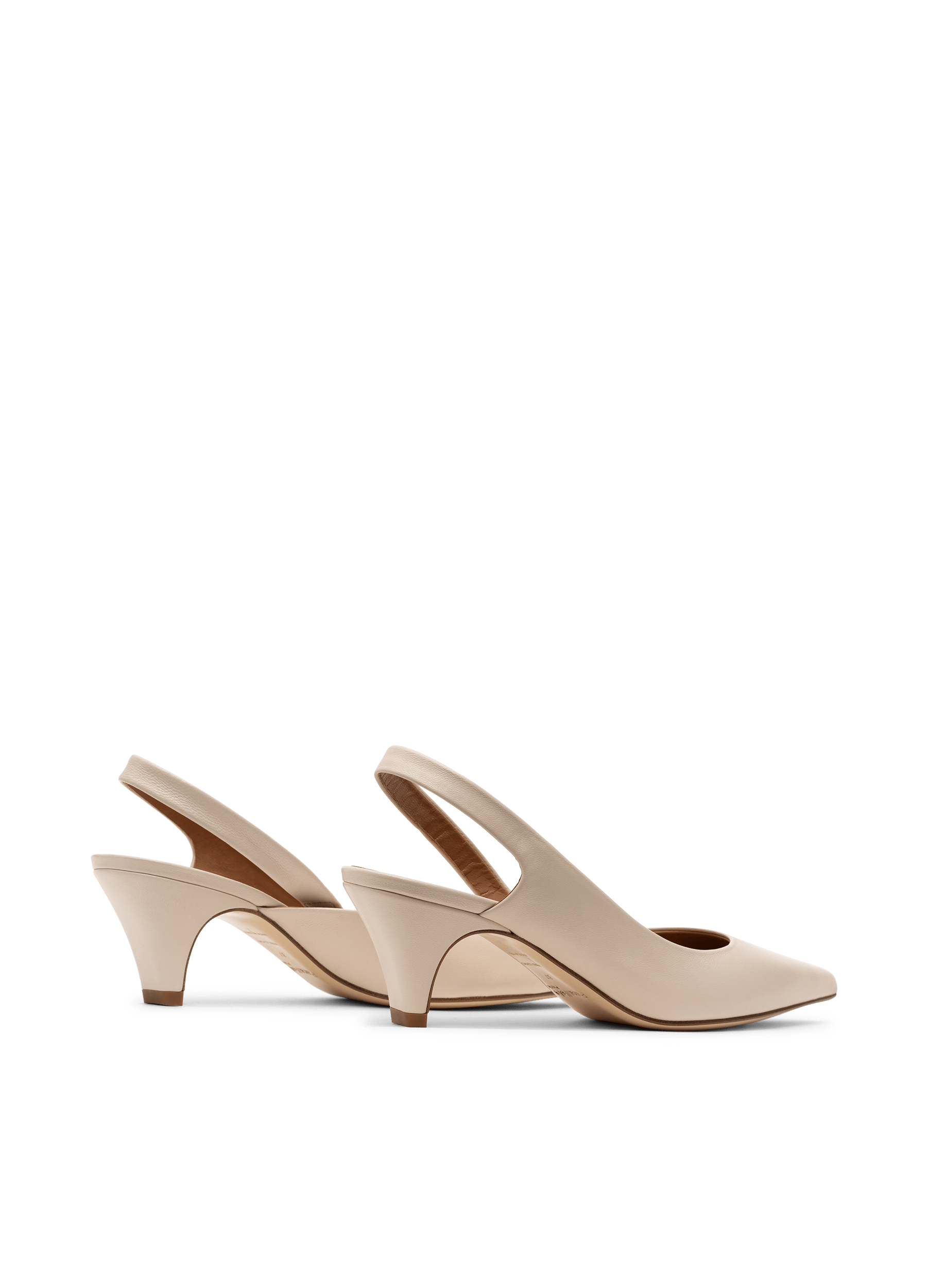 Sling back jadea en nappa PARALLELE Blanc