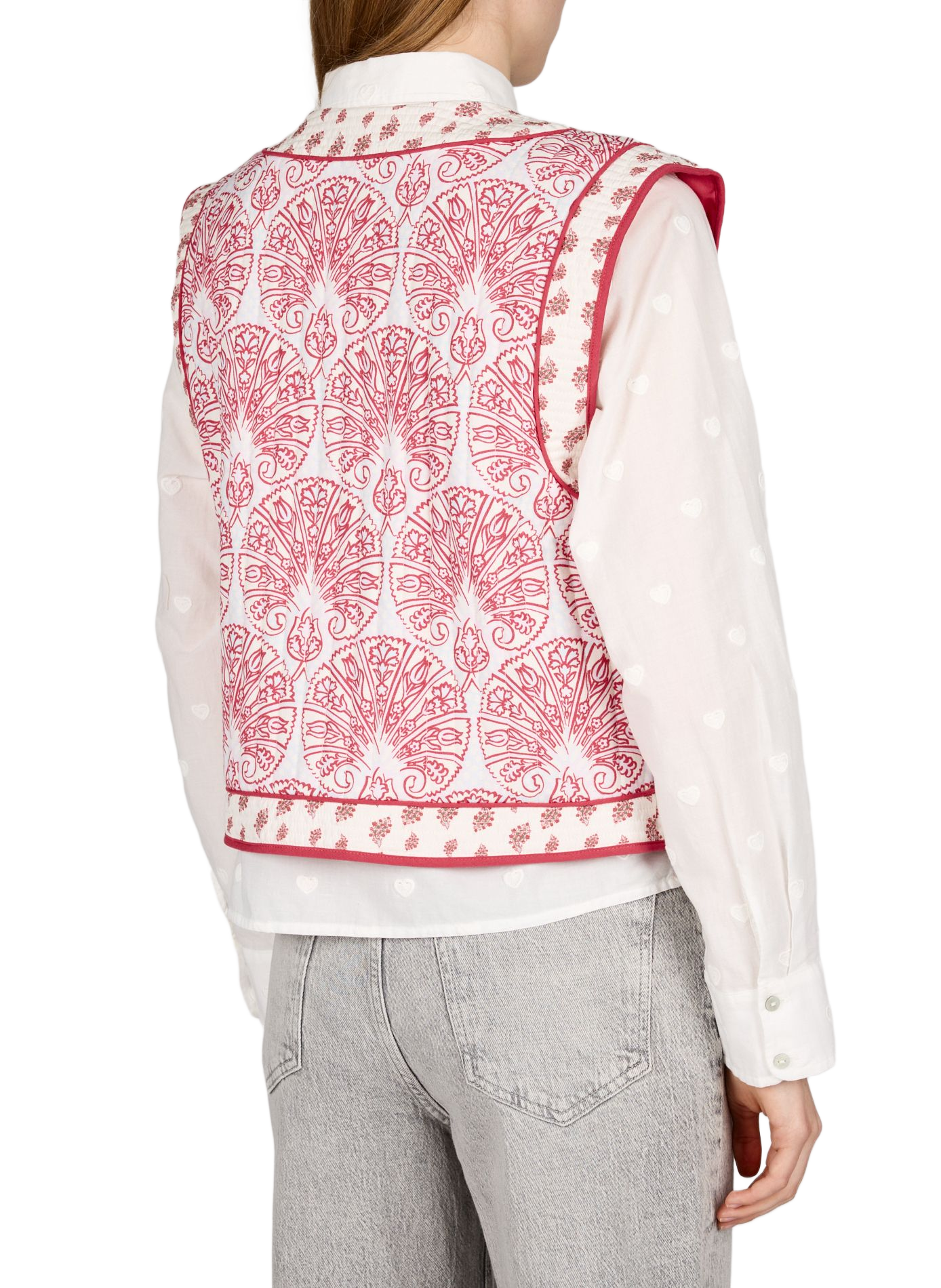 Videlphine Sleeveless Tie-Front Vest VILA Beige