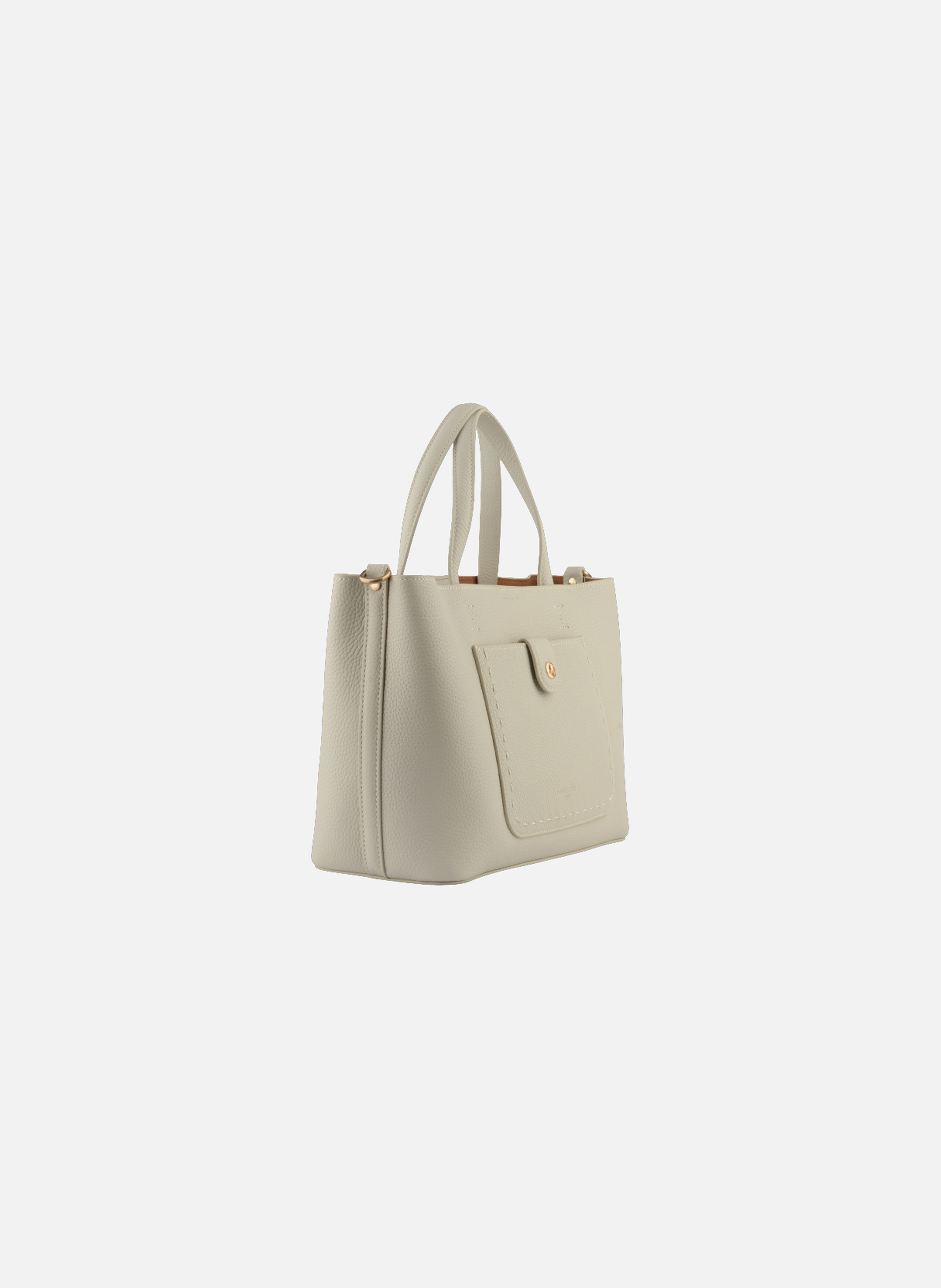Bride soft | sac à main en cuir de vachette POURCHET Beige