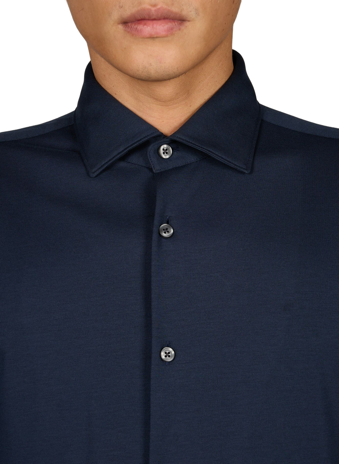 Straight Spike shirt in blended cotton STRELLSON Blue