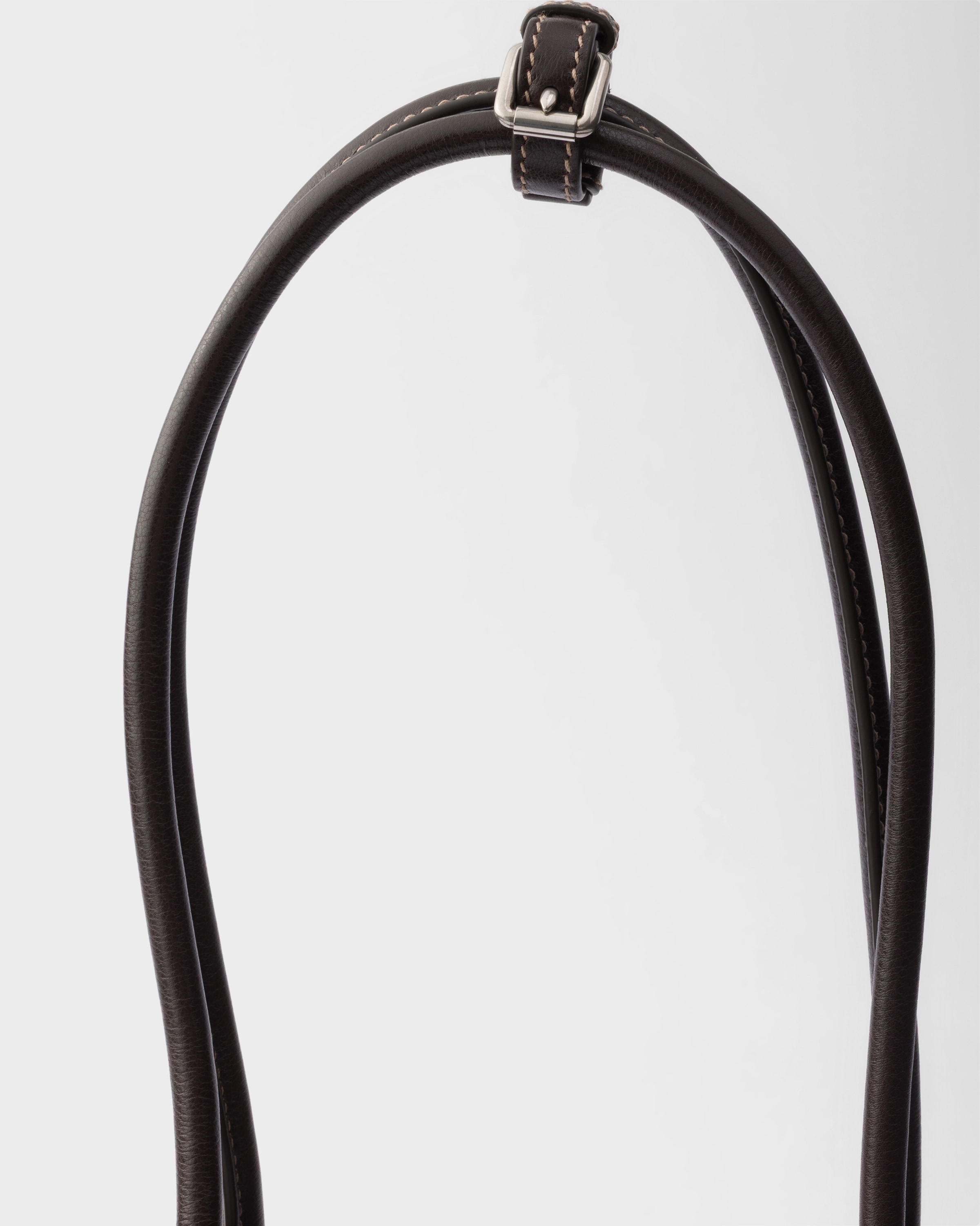Sac à main prada bonnie en velours côtelé et cuir PRADA Marron