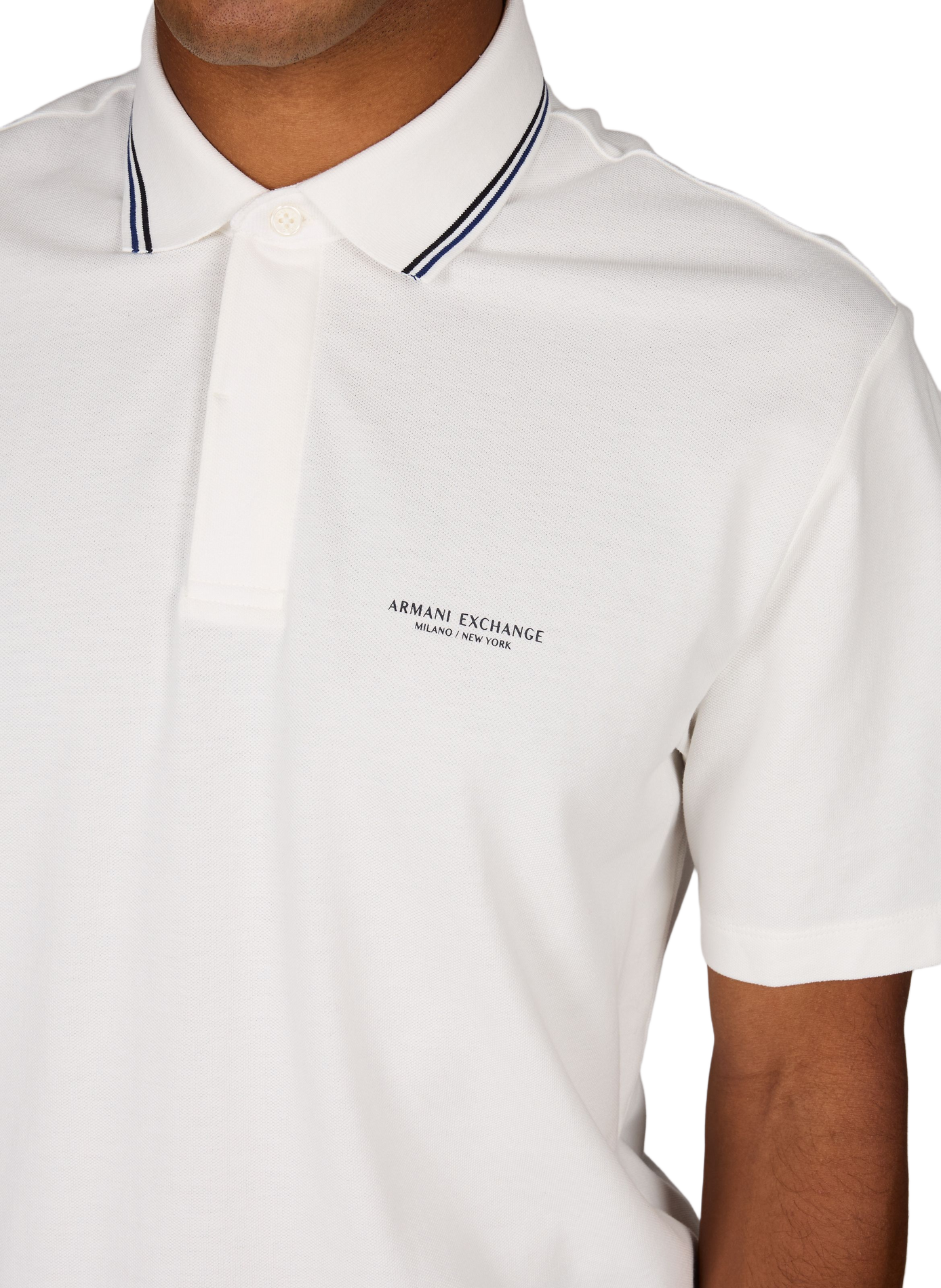 Cotton polo shirt ARMANI EXCHANGE White