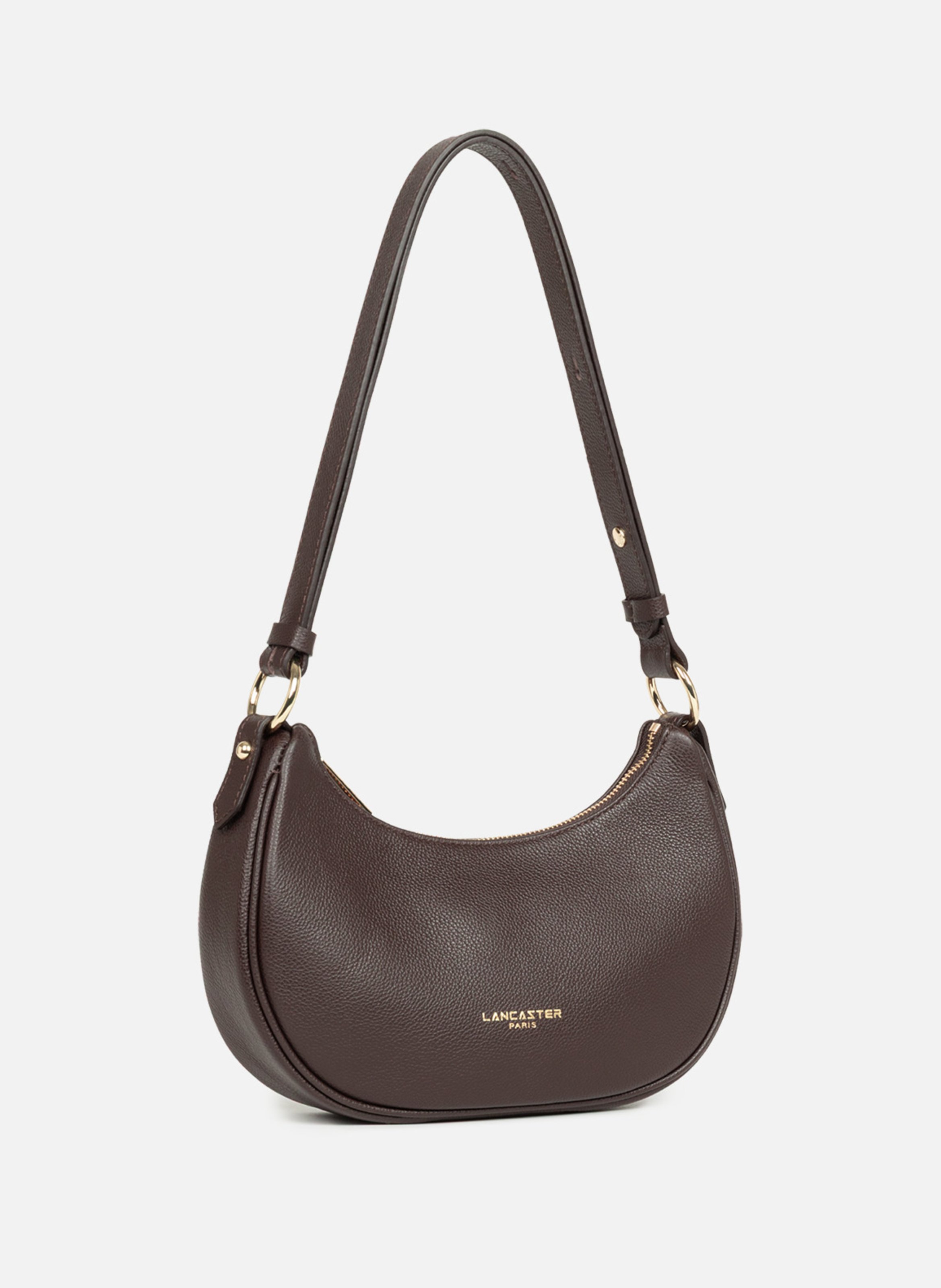 Petit sac besace - milano aria LANCASTER Marron