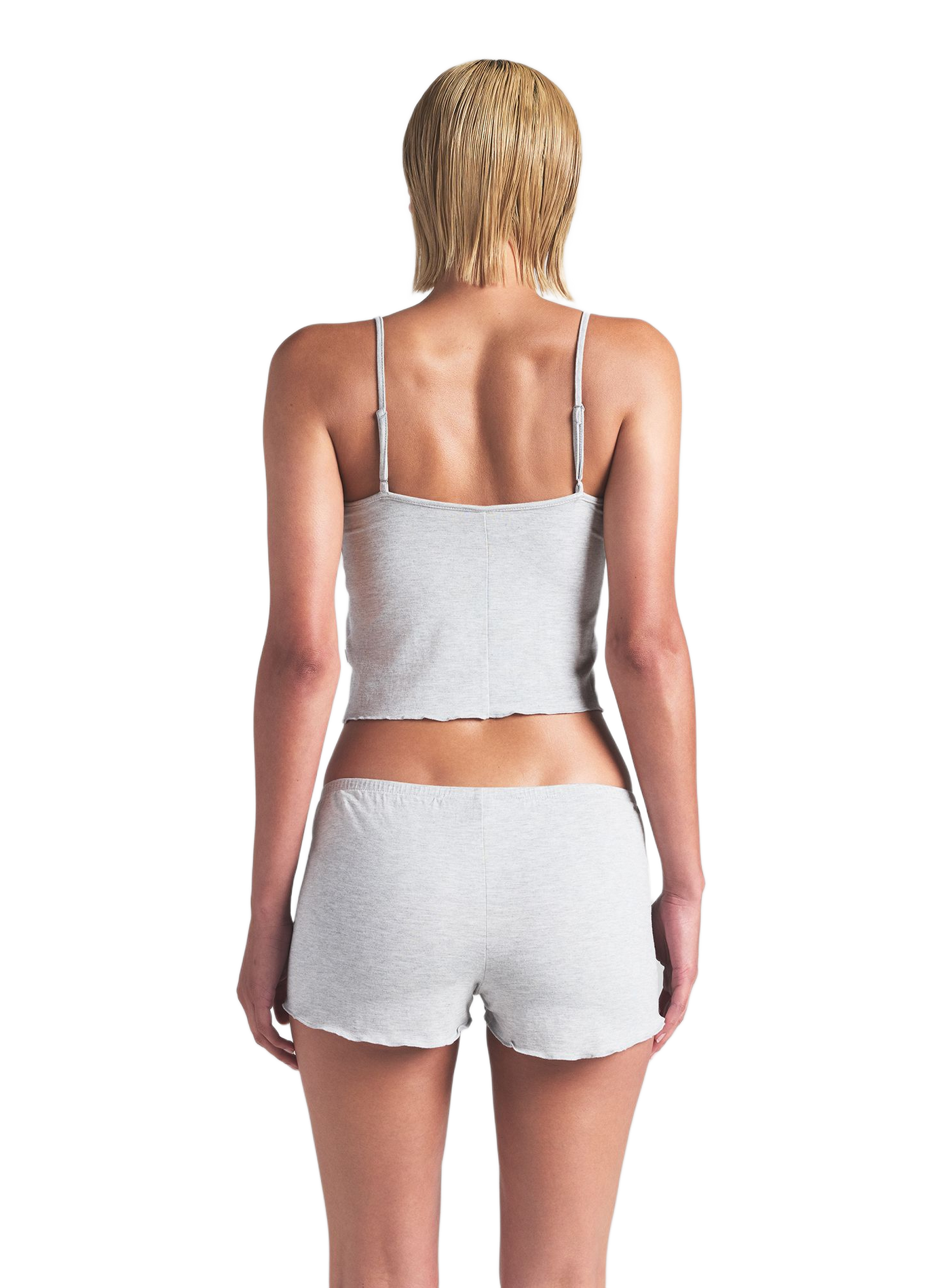 Pyjama-Set mit Tanktop und Shorts SKIMS Grau