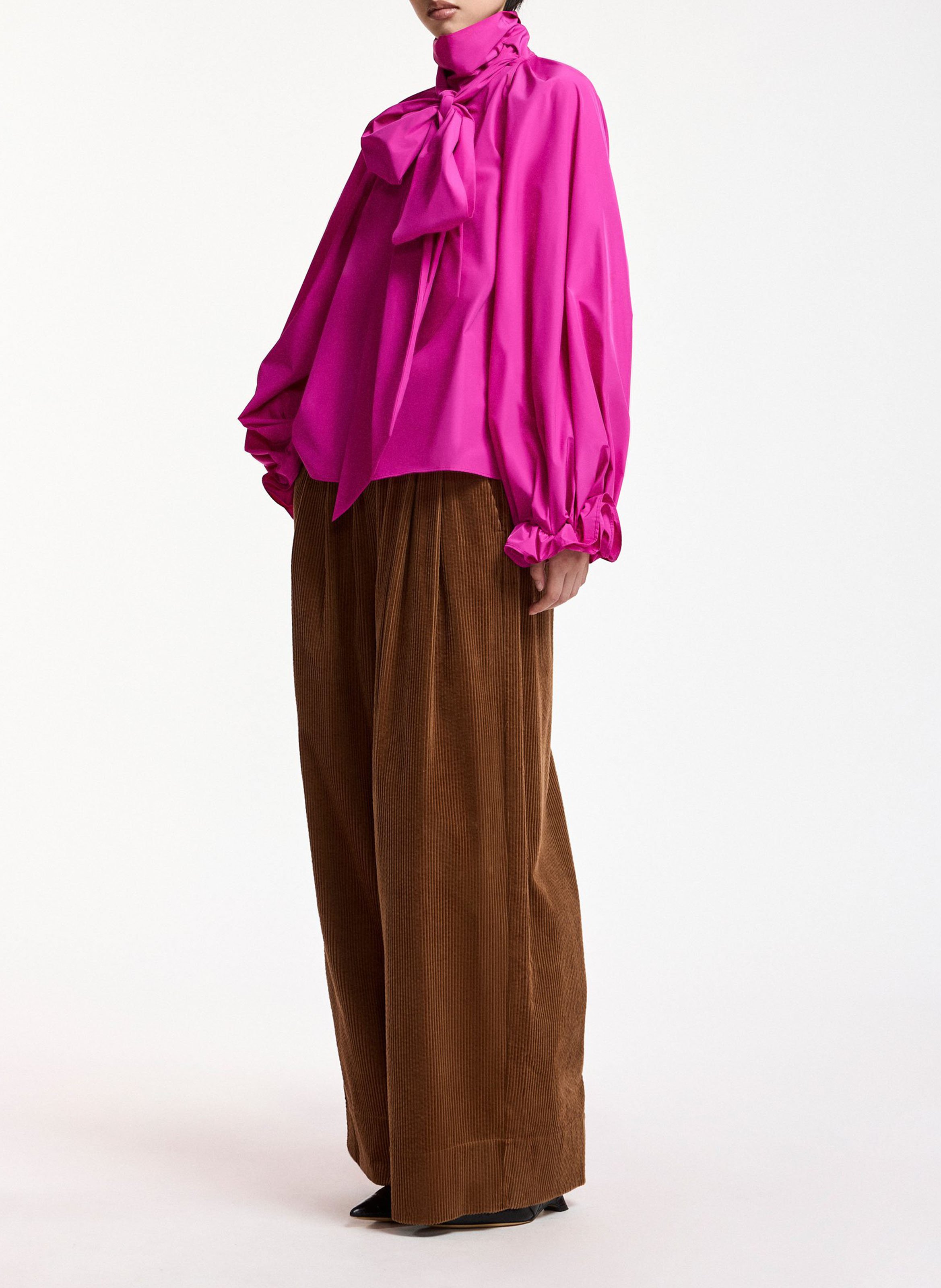 Blouse ample col lavallière keily ESSENTIEL ANTWERP Rose