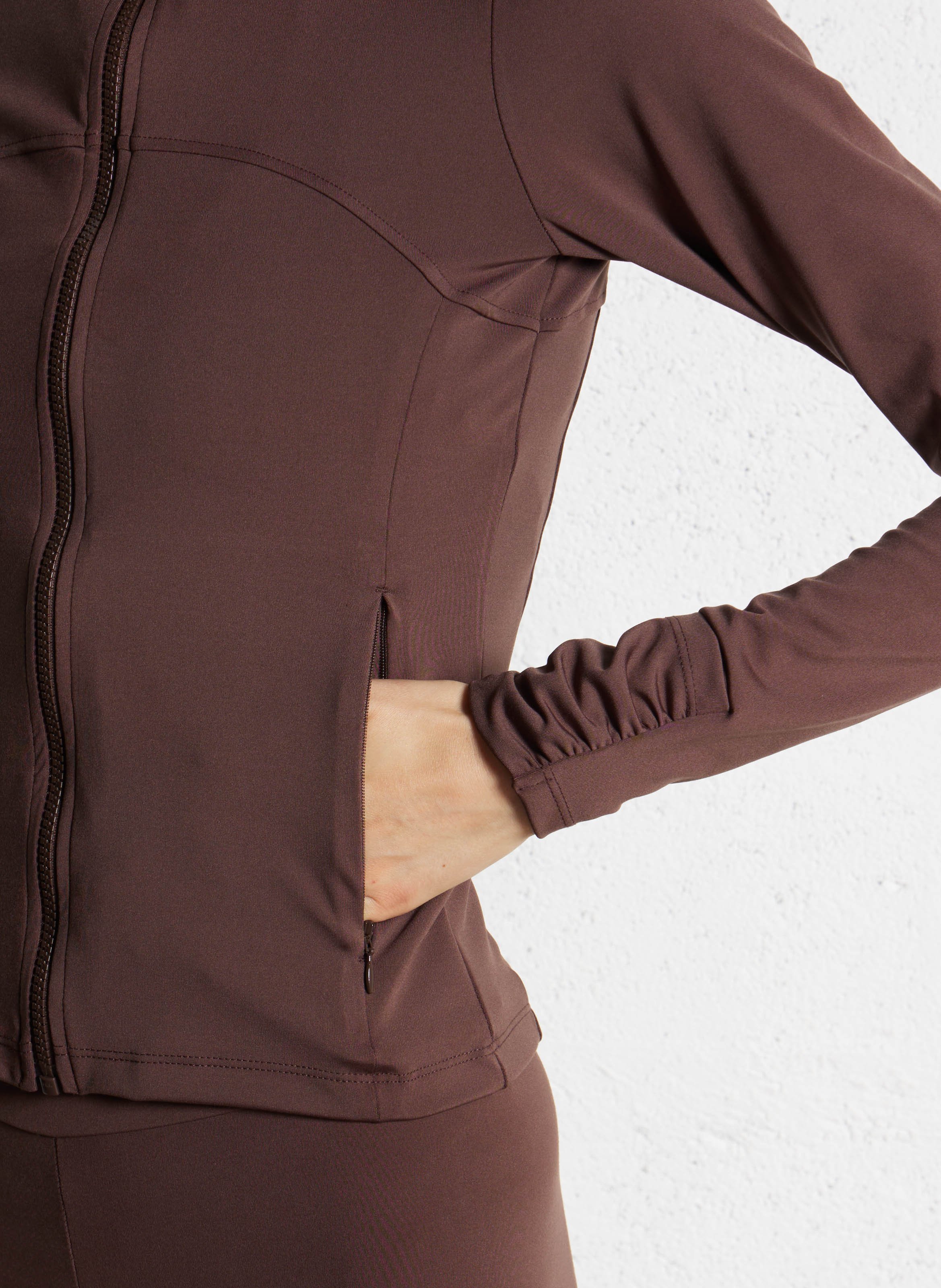 Veste de yoga gladys BA&SH Marron