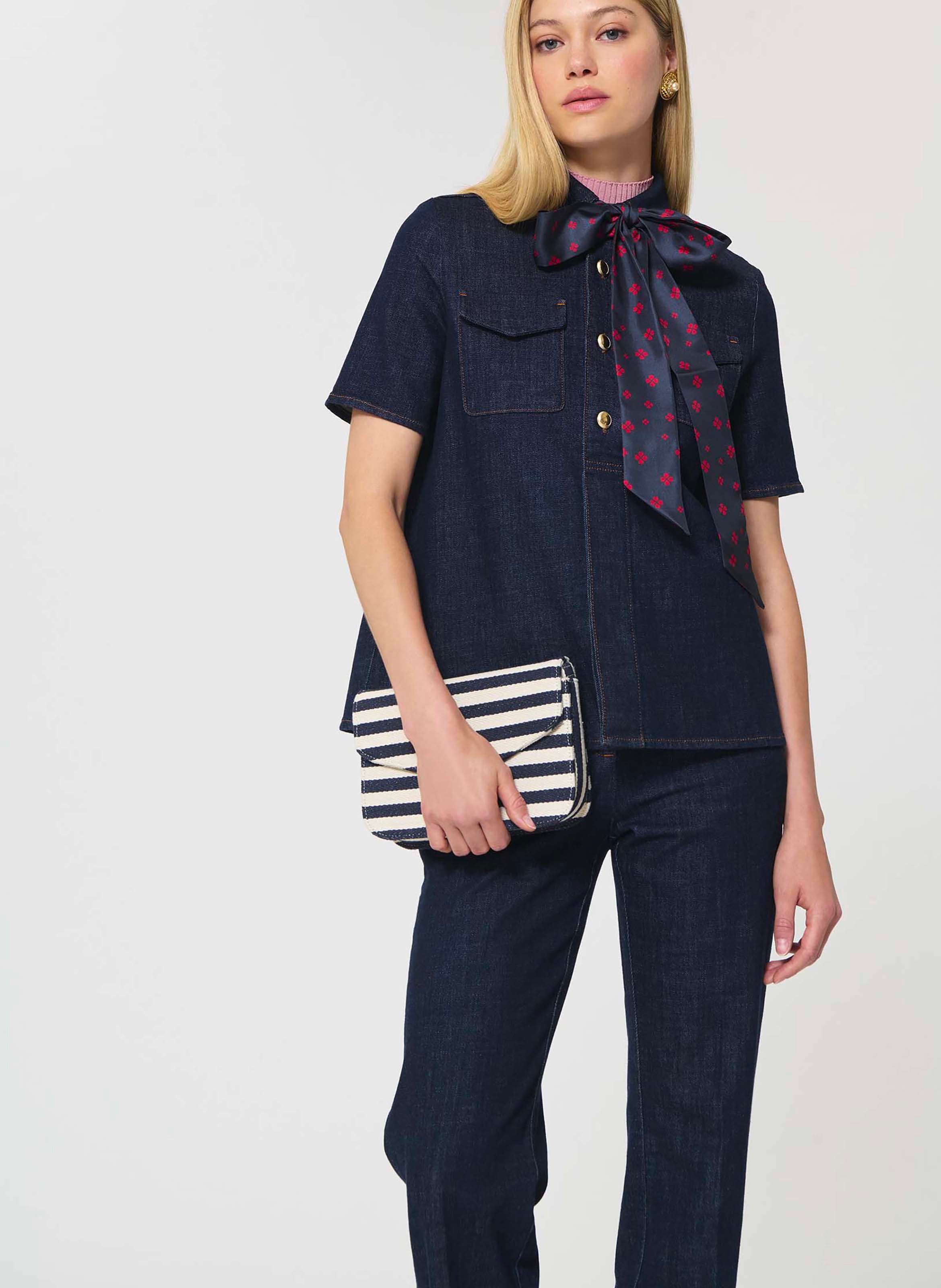 Top taormine TARA JARMON Bleu