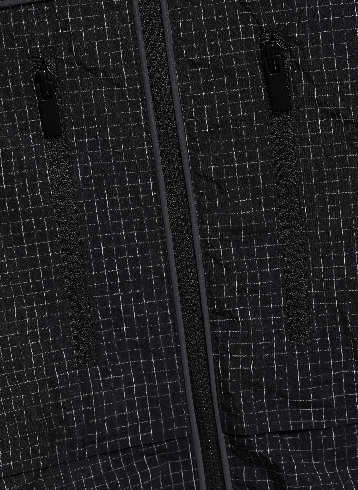 Aex hooded printed ripstop windbreaker GERTRUDE Black