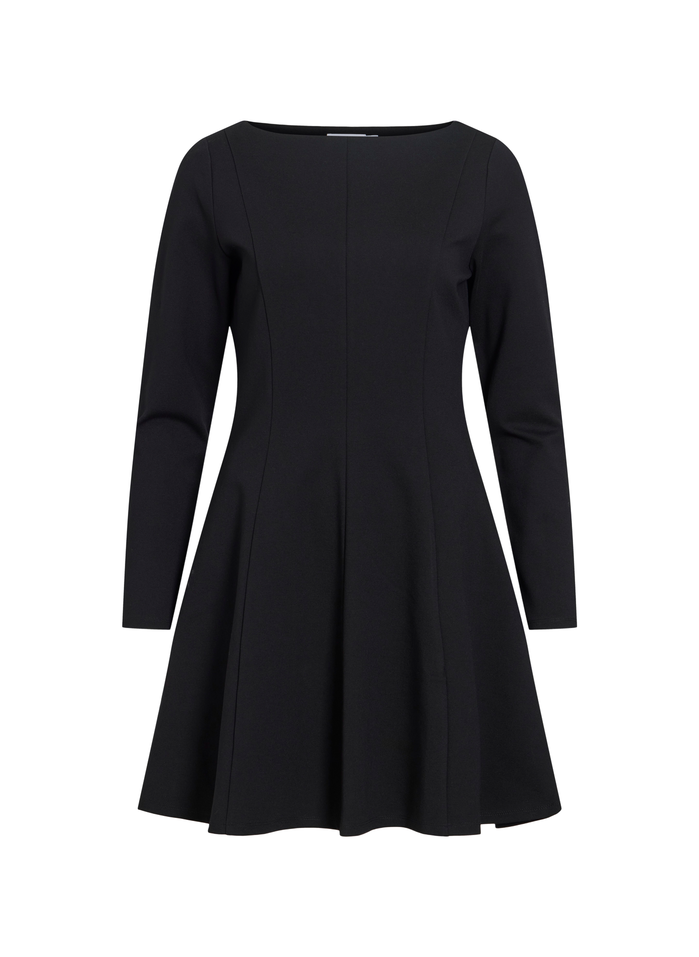 Fitted short dress with long sleeves VILA Black