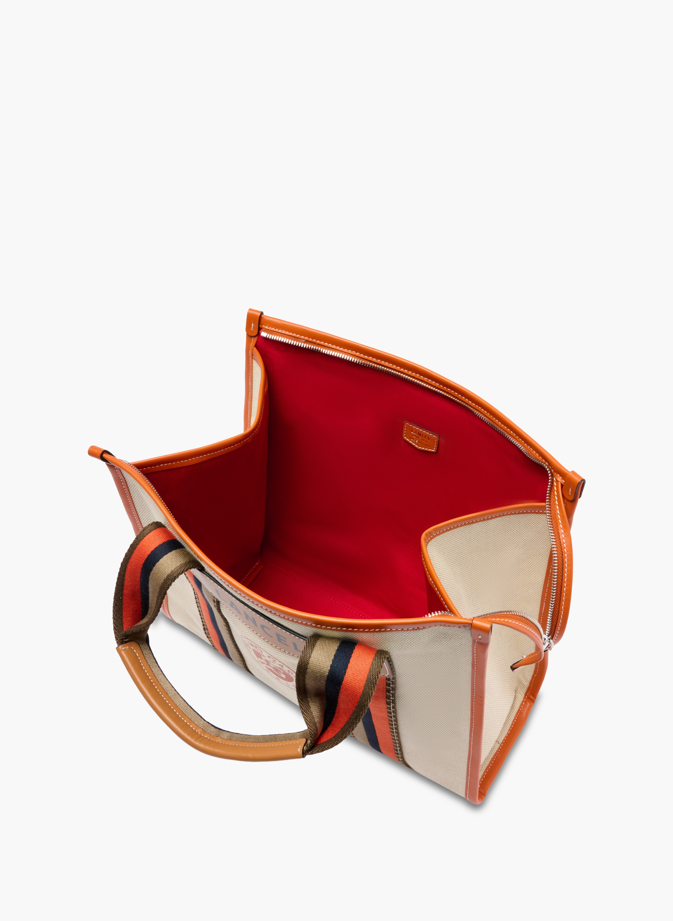 Ritstas Lancel x Roland Garros maat M van katoen LANCEL Beige