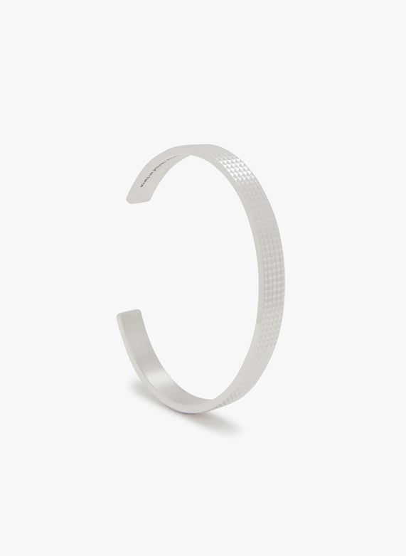 Bracelet ruban guilloché pyramide le 23 g en argent poli | Argent by LE GRAMME Bracelet ruban guilloché pyramide le 23 g en argent poli Argent