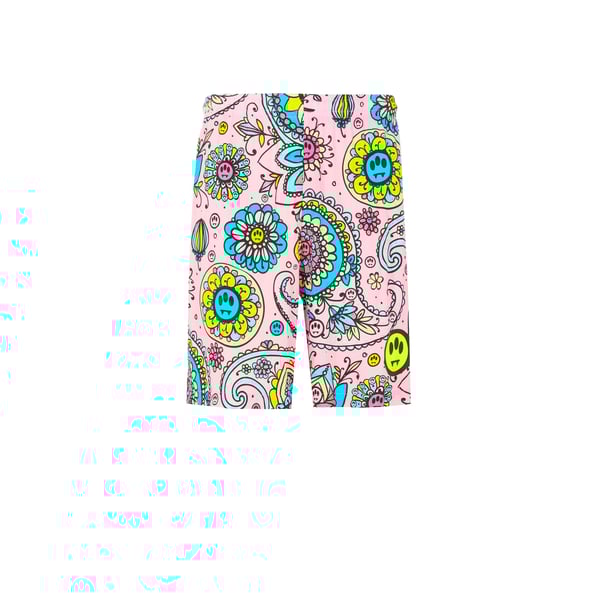 Short à imprimé fluide