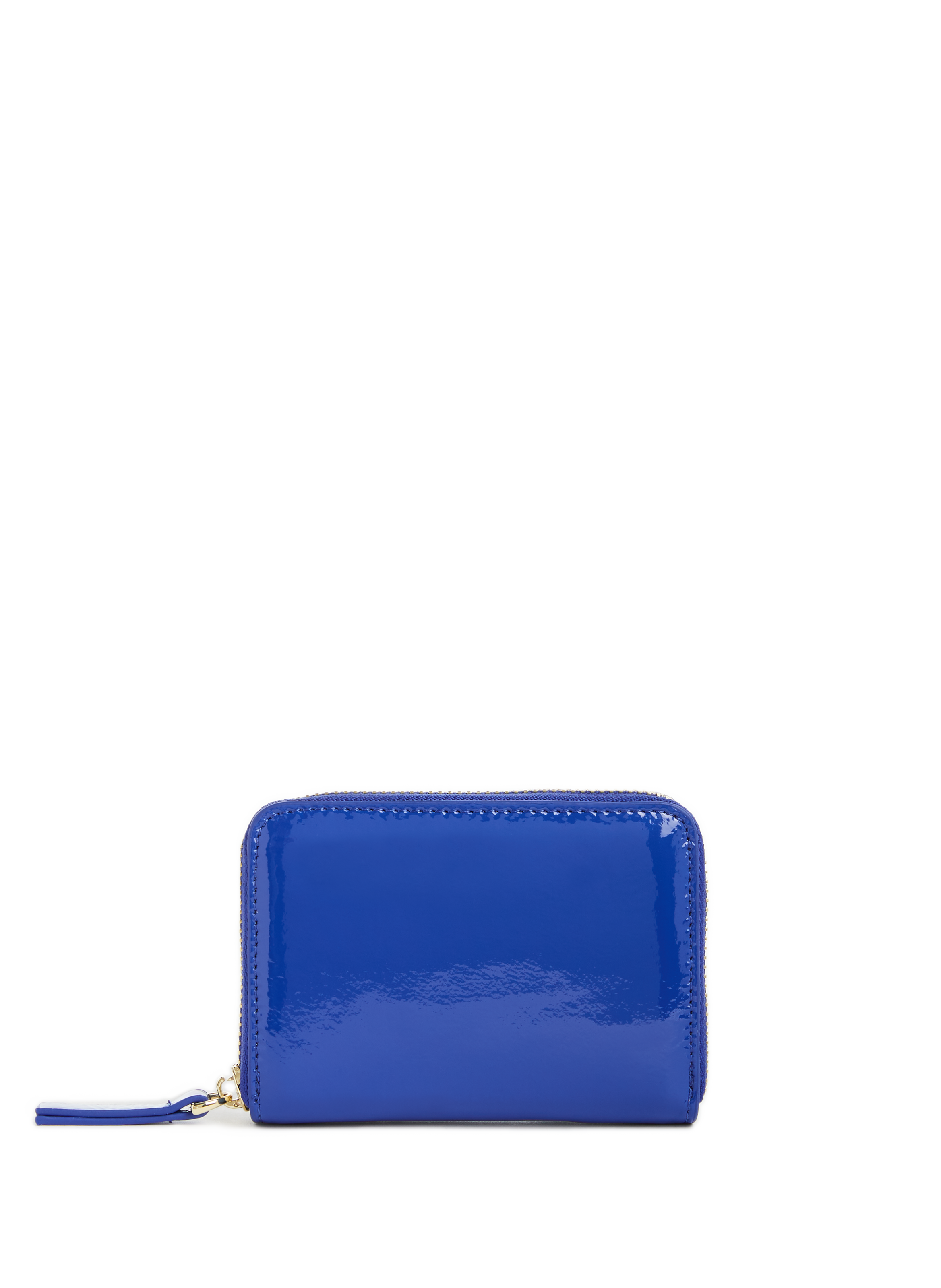 SAISON 1865 Portefeuille en cuir verni Bleu