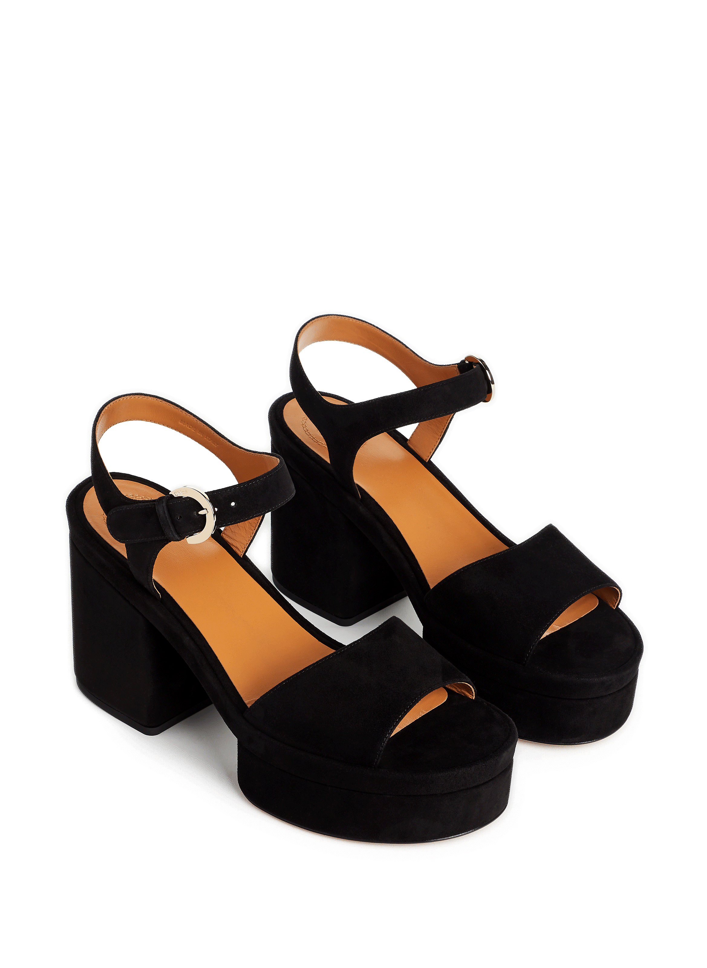 Sandales Odina en suède CHLOÉ Noir