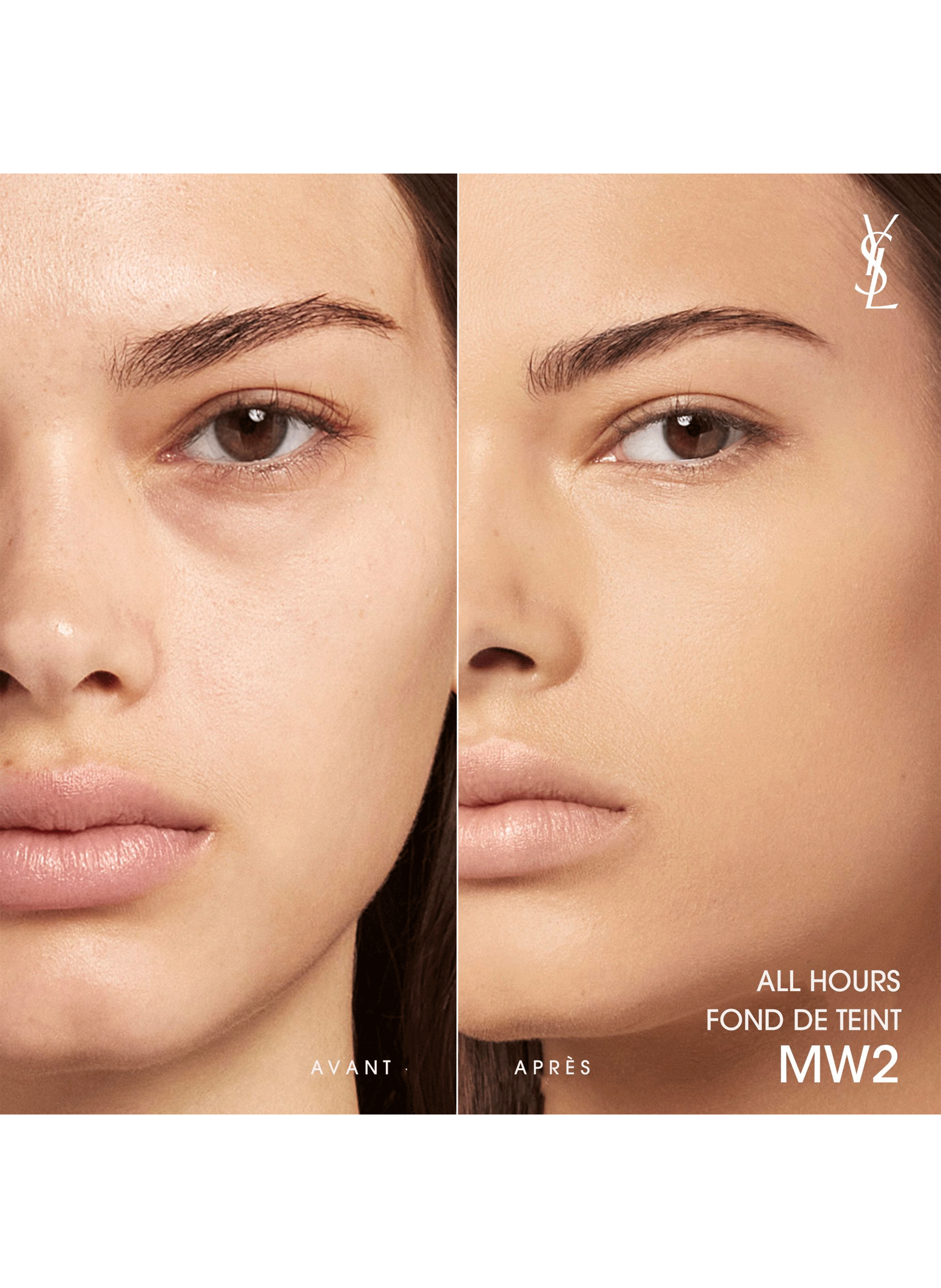 Yves Saint Laurent 24h full-coverage luminous matt foundation Mw2
