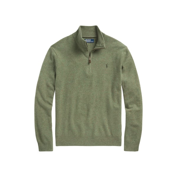 Pull col zippé en laine