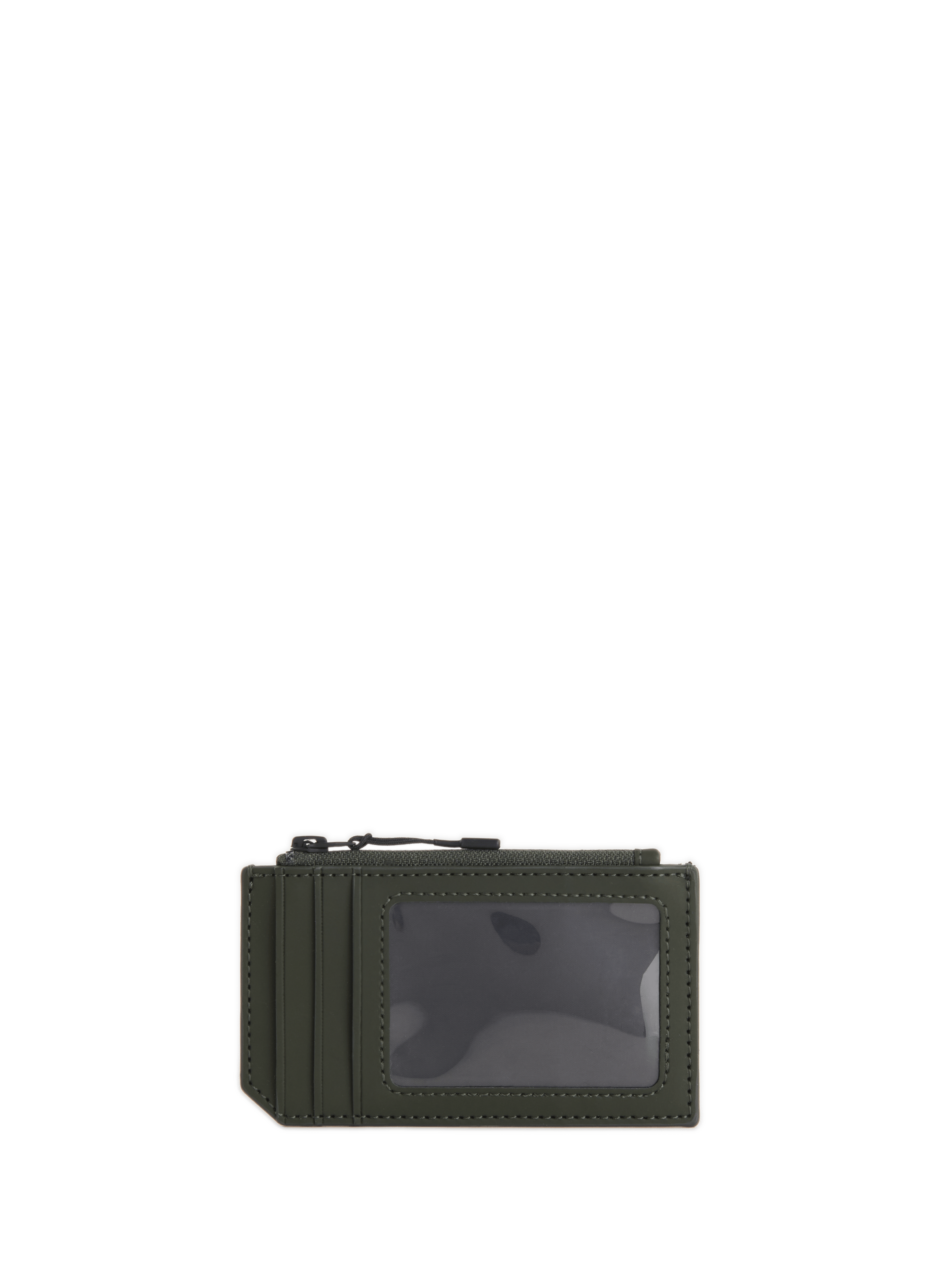 Smooth card holder RAINS Green