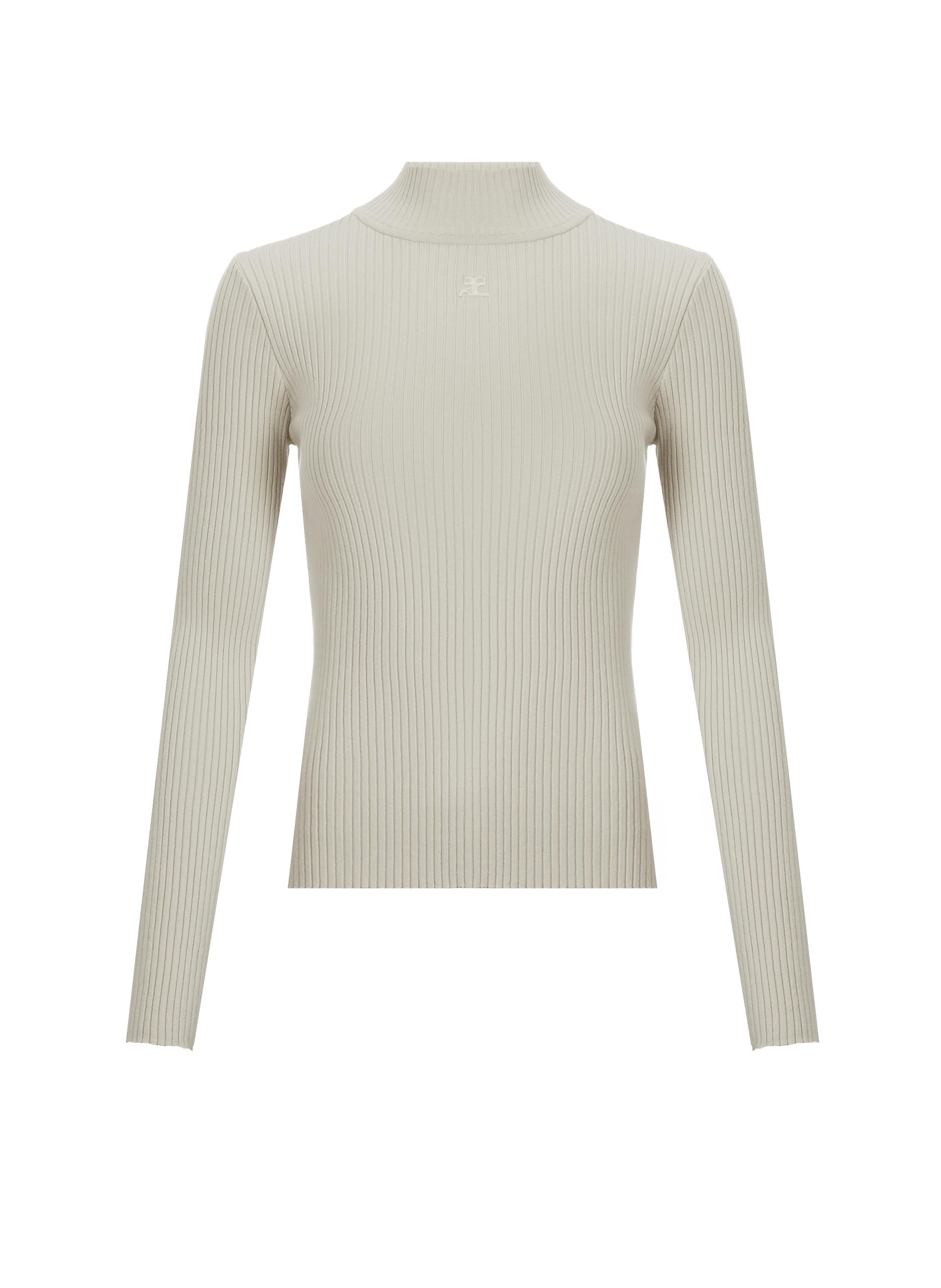 Ribbed jumper COURRÈGES Beige