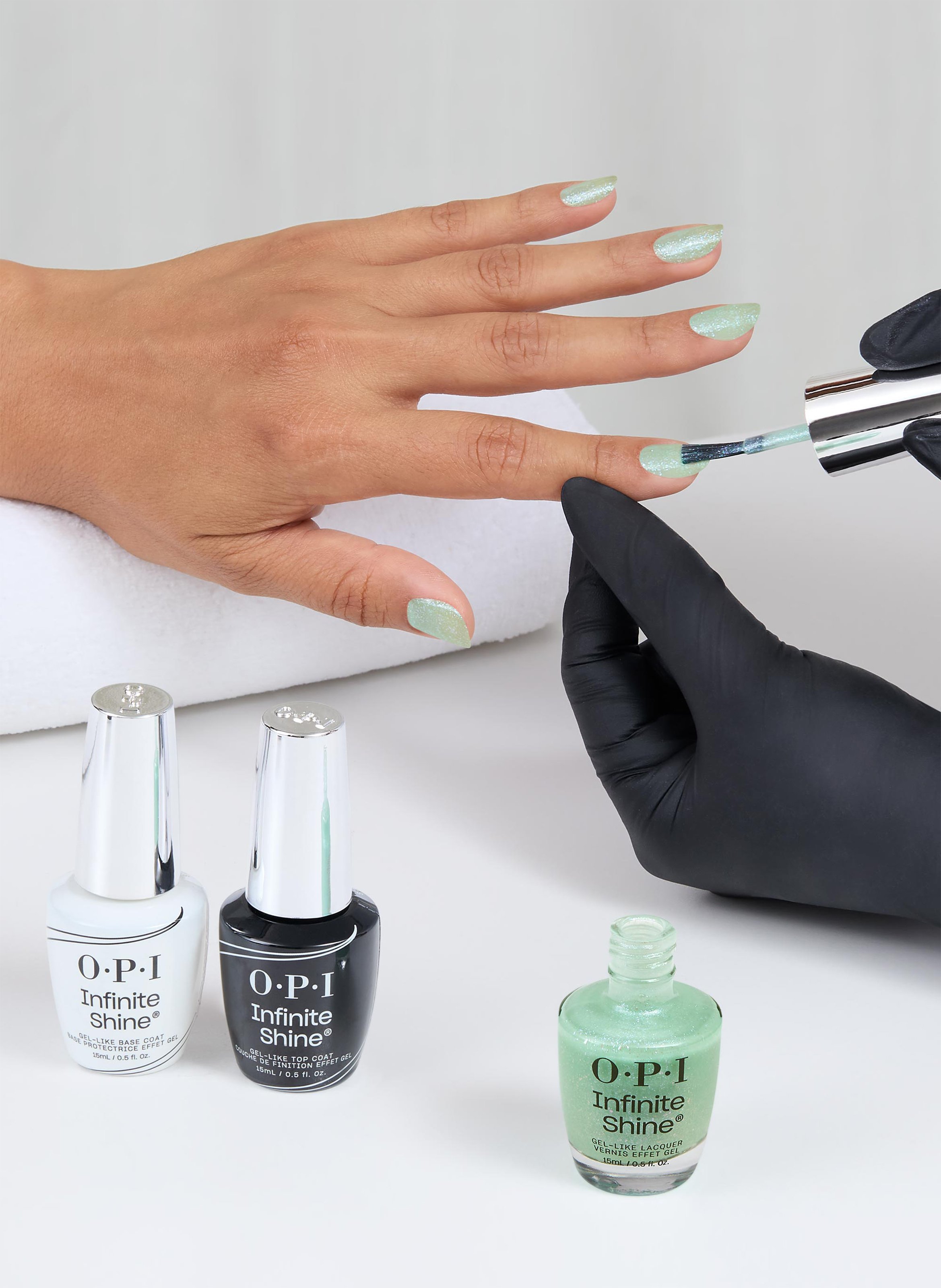 Long-lasting gel effect nail polish OPI Isl169