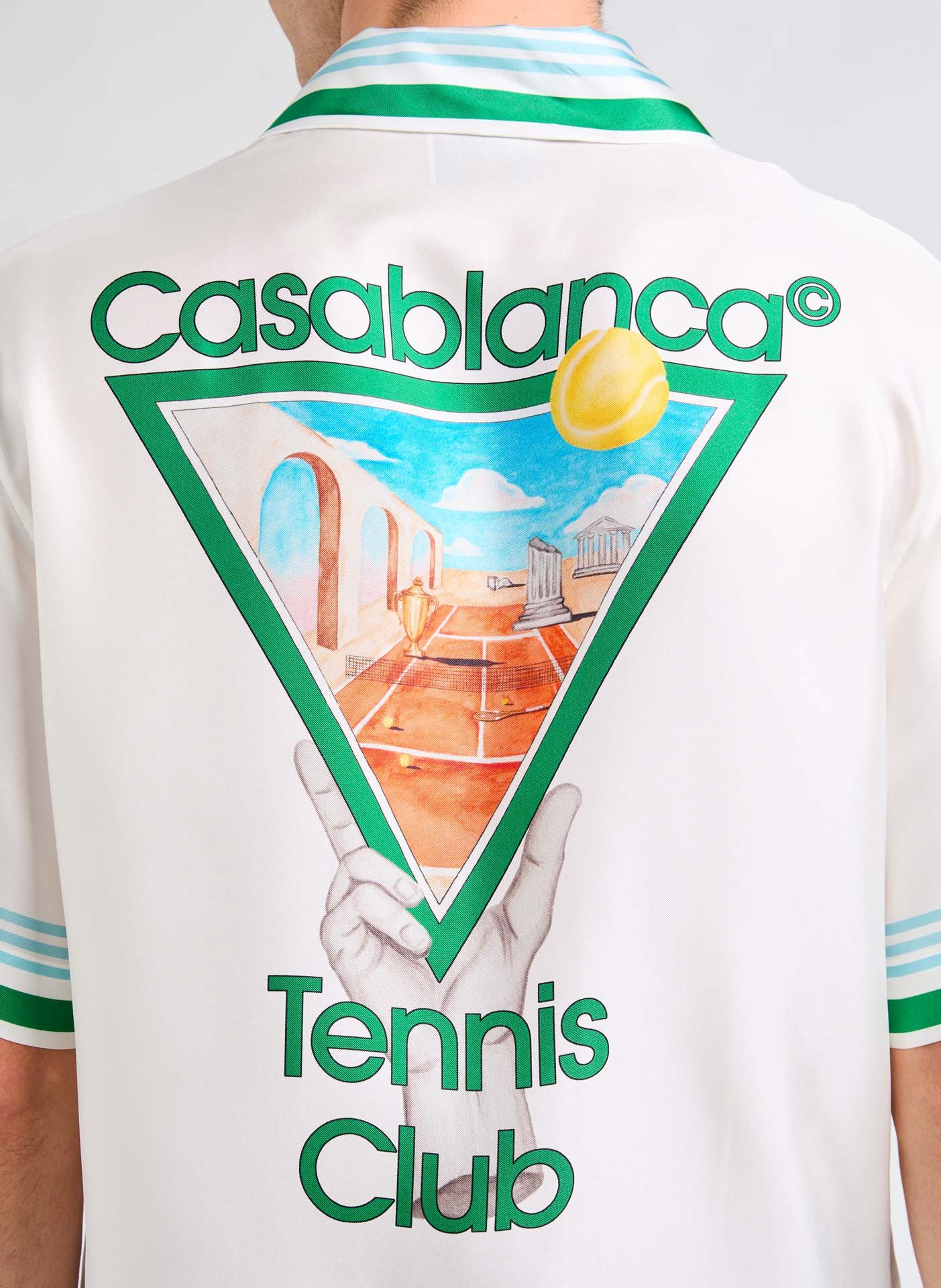 Metaphysical Tennis Shirt CASABLANCA PARIS White